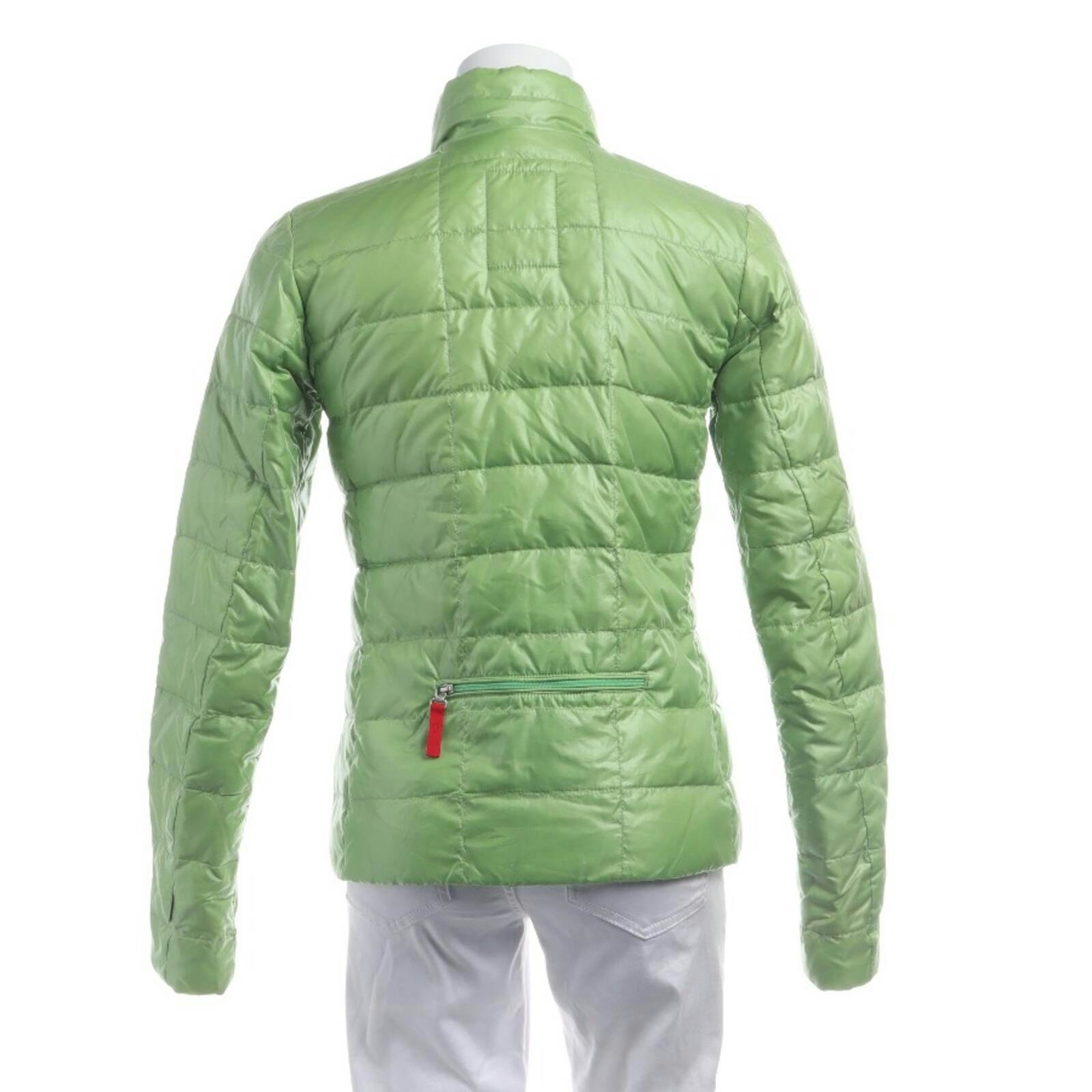 Image 2 of Mid-Season Jacket 34 Green in color Green | Vite EnVogue