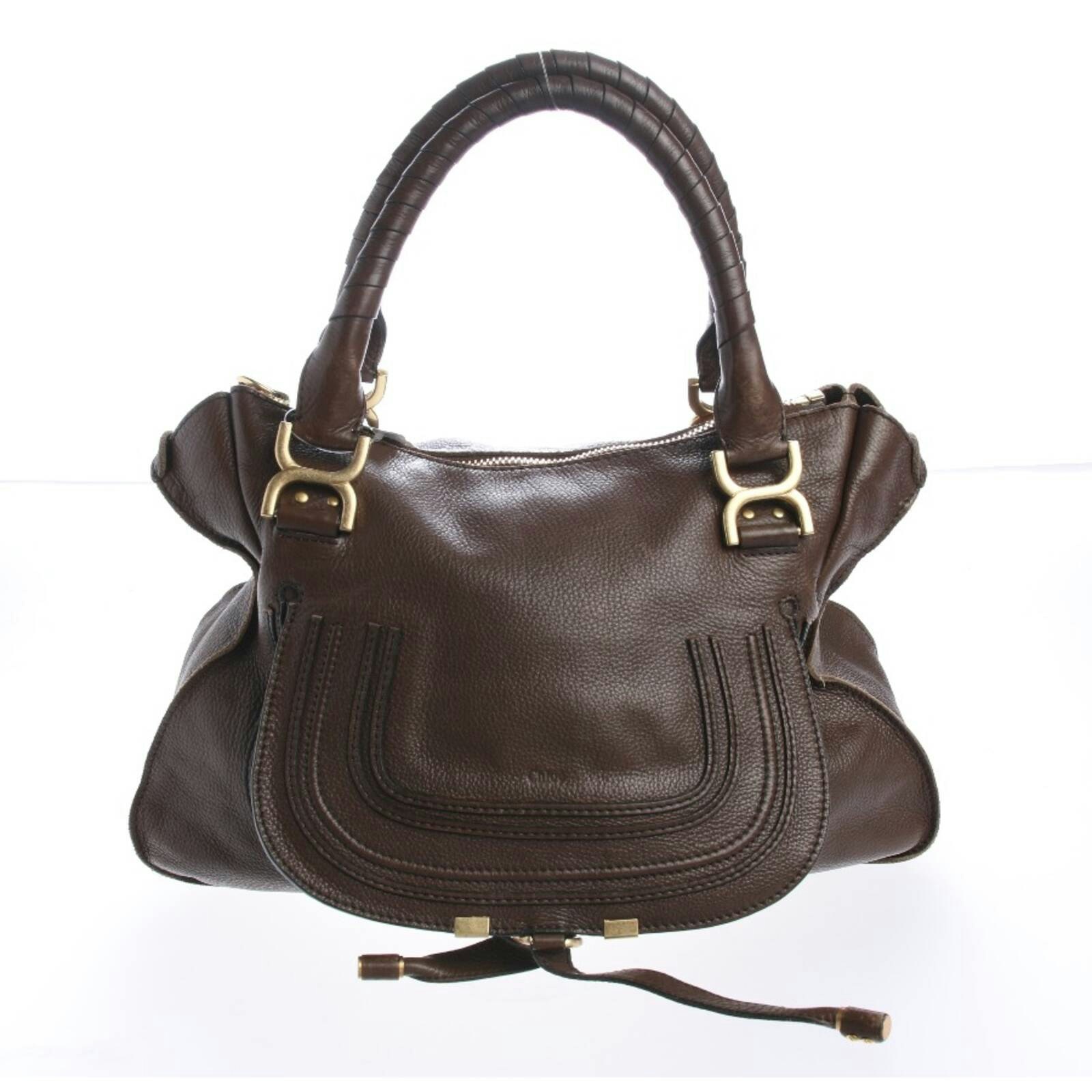 Image 1 of Marcie Tote Bag Large Handbag Brown in color Brown | Vite EnVogue