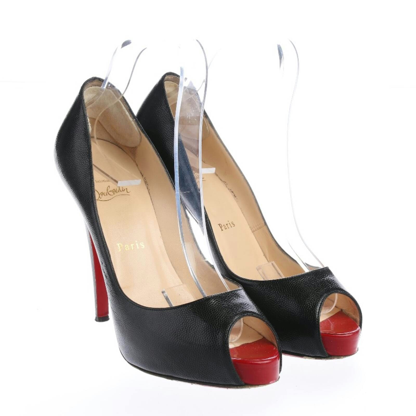 Image 1 of Peep Toes EUR 39 Black in color Black | Vite EnVogue