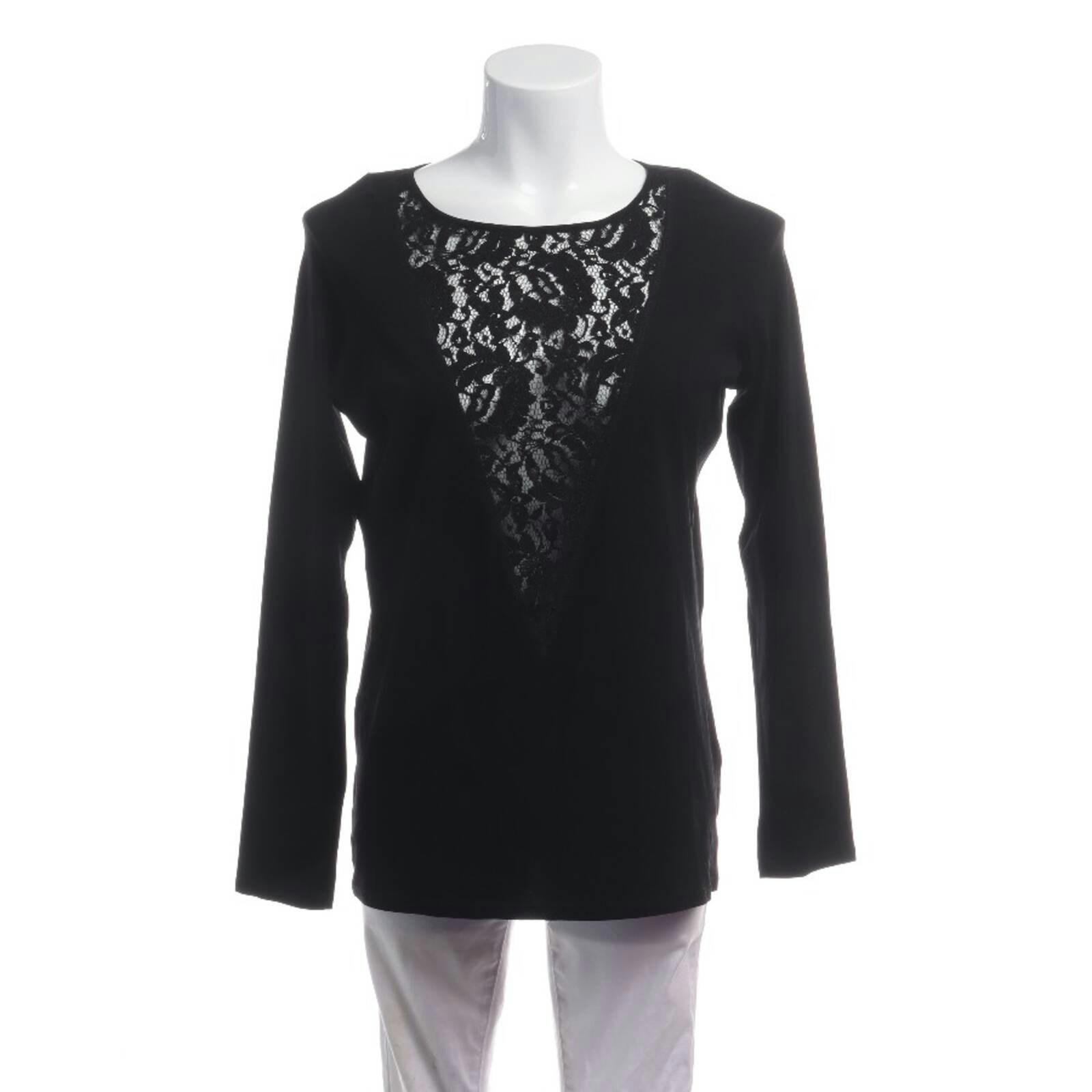 Image 1 of Long Sleeve Shirt M Black in color Black | Vite EnVogue