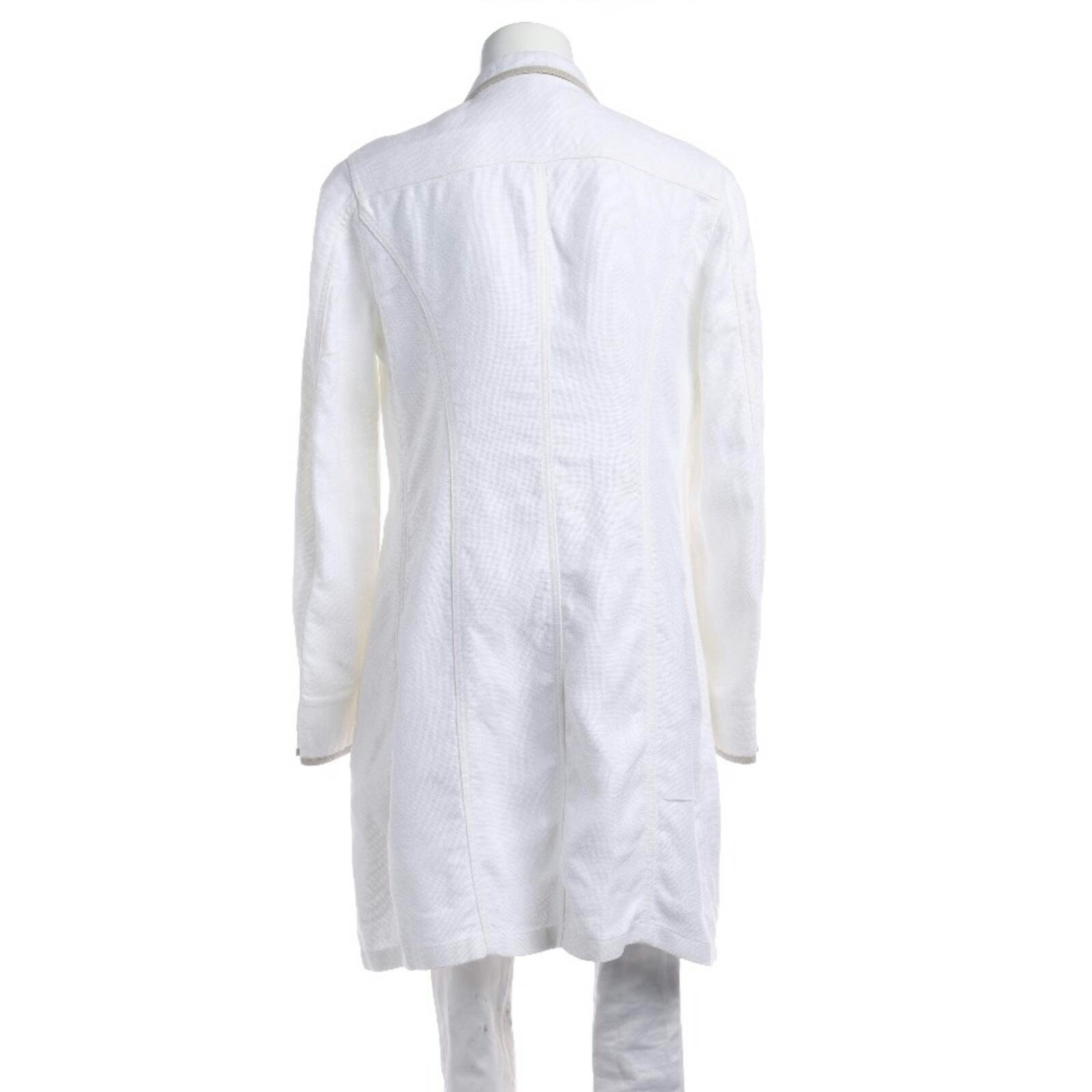 Image 2 of Mid-Season Jacket 40 White in color White | Vite EnVogue