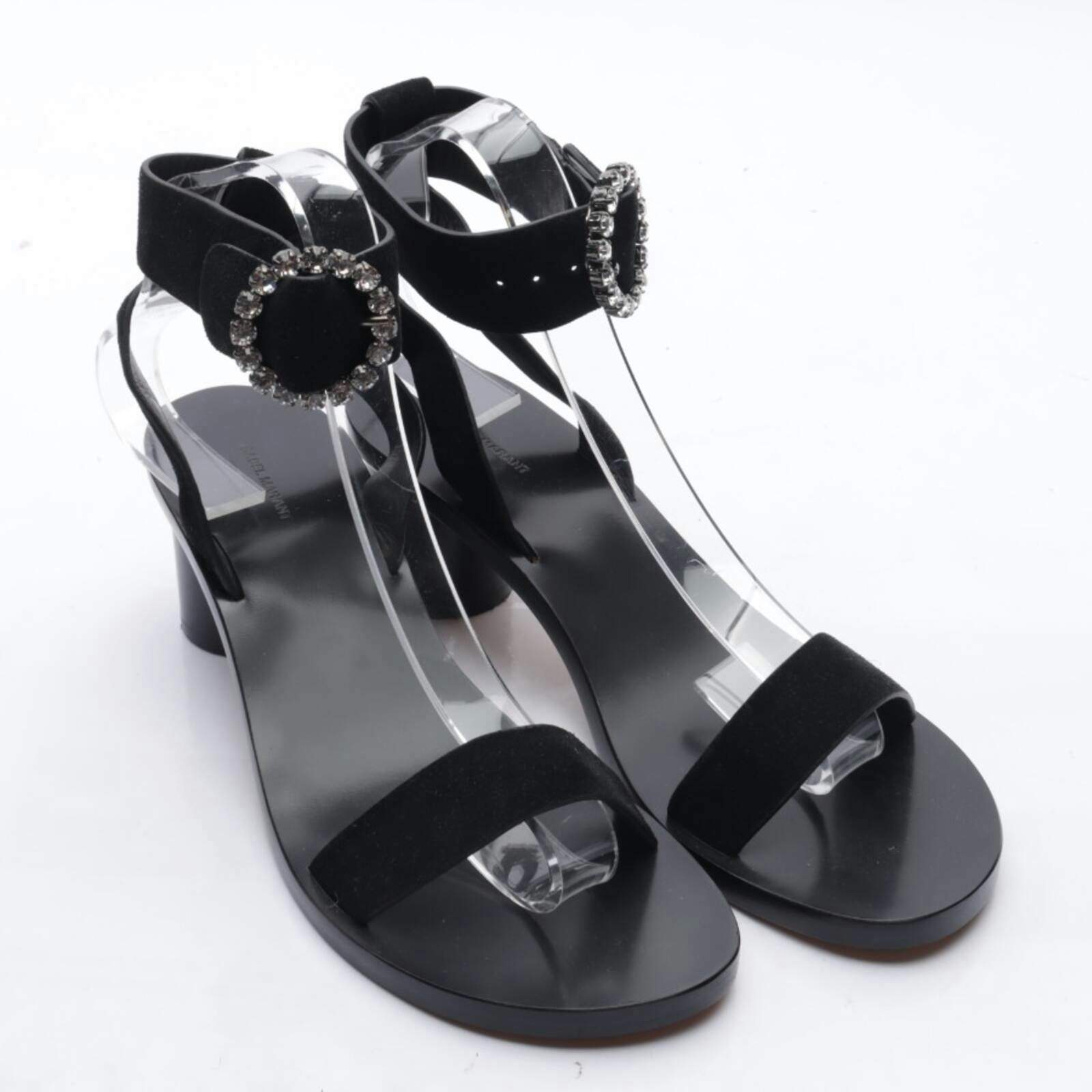 Image 1 of Heeled Sandals EUR 39 Black in color Black | Vite EnVogue