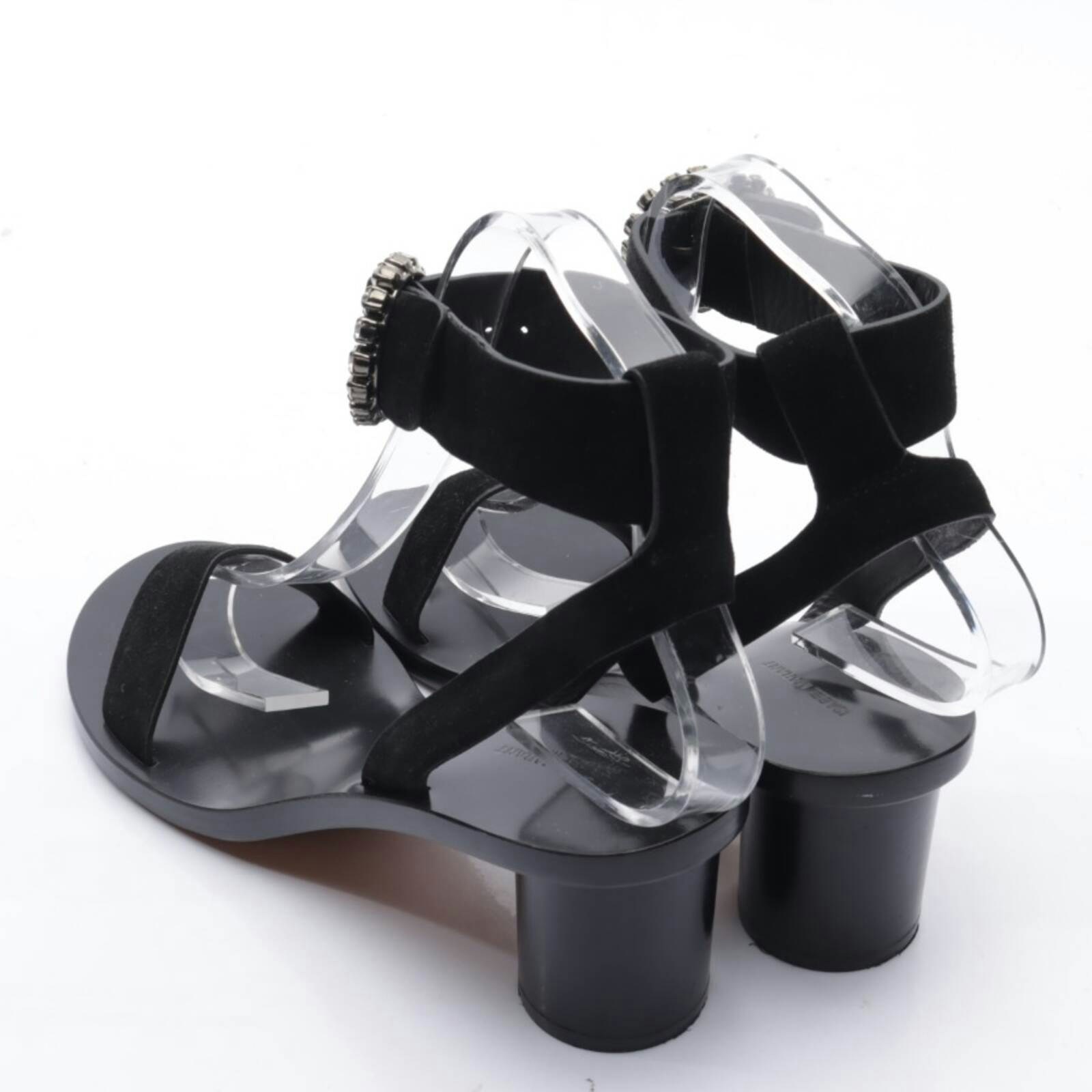 Image 2 of Heeled Sandals EUR 39 Black in color Black | Vite EnVogue