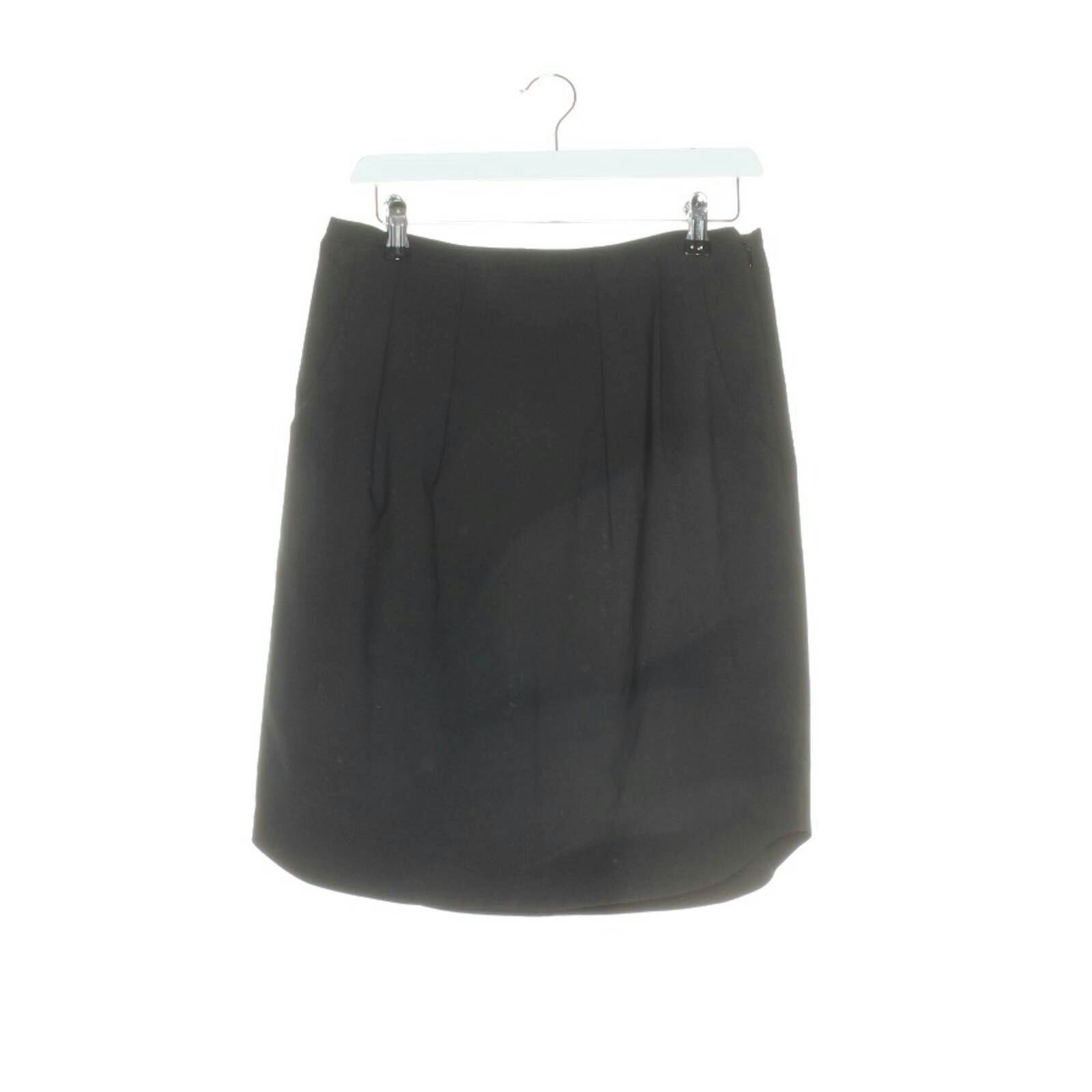 Image 1 of Skirt 32 Black in color Black | Vite EnVogue