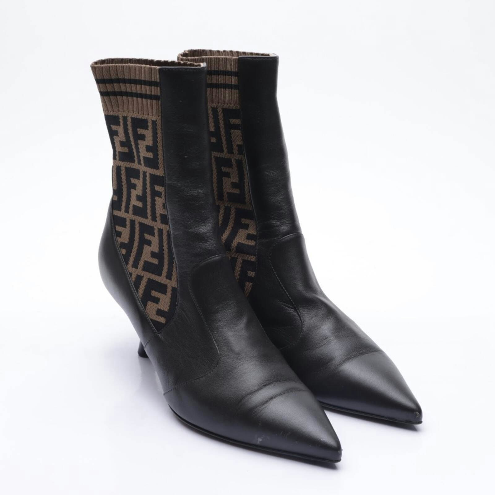 Image 1 of Ankle Boots EUR38 Brown in color Brown | Vite EnVogue