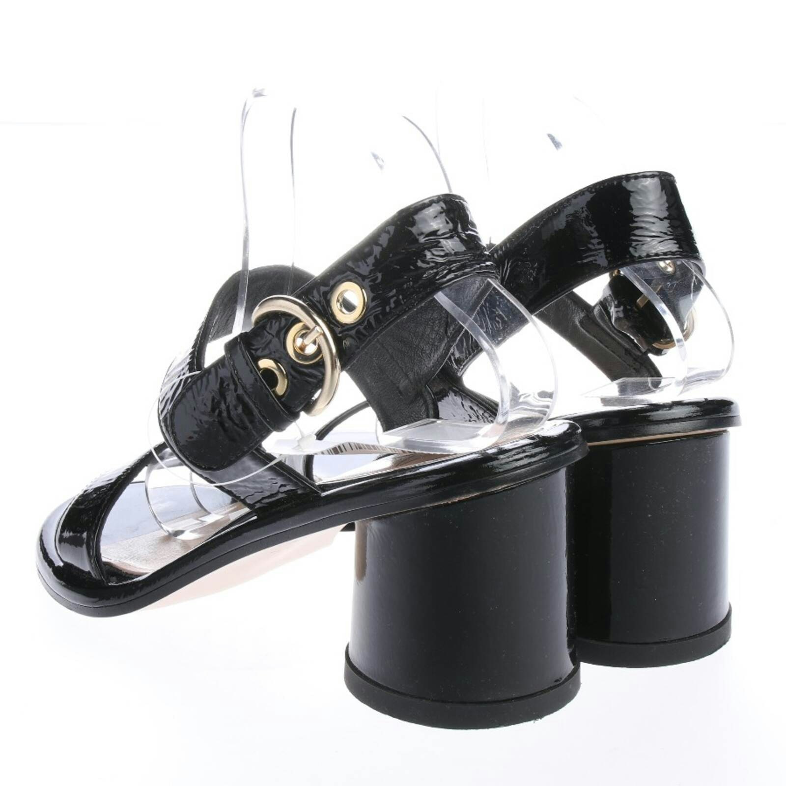 Image 2 of Heeled Sandals EUR 40.5 Black in color Black | Vite EnVogue