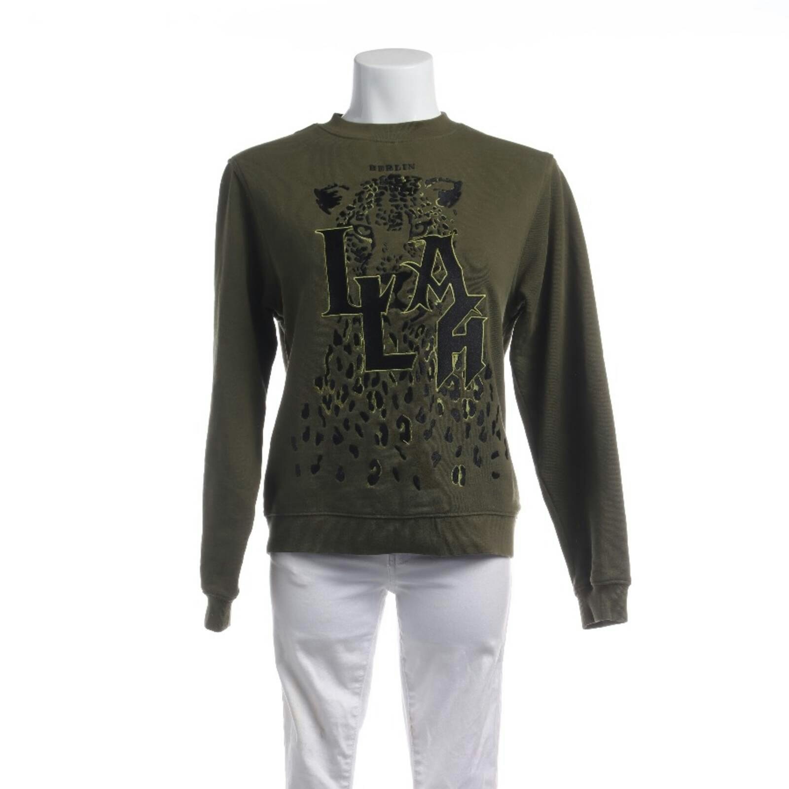 Image 1 of Sweatshirt XS Olive Green in color Green | Vite EnVogue