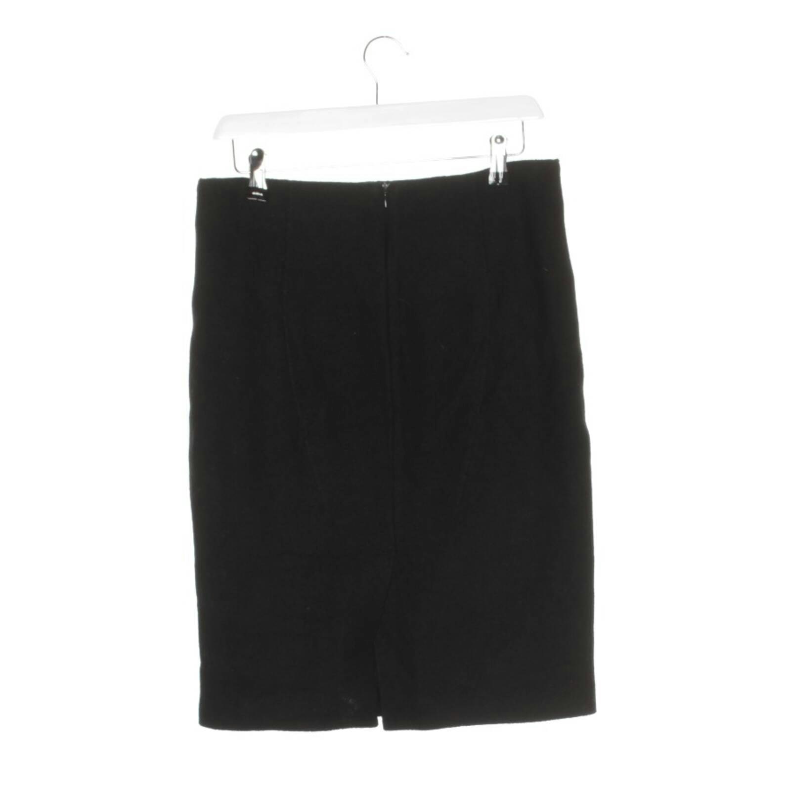 Image 2 of Skirt 36 Black in color Black | Vite EnVogue