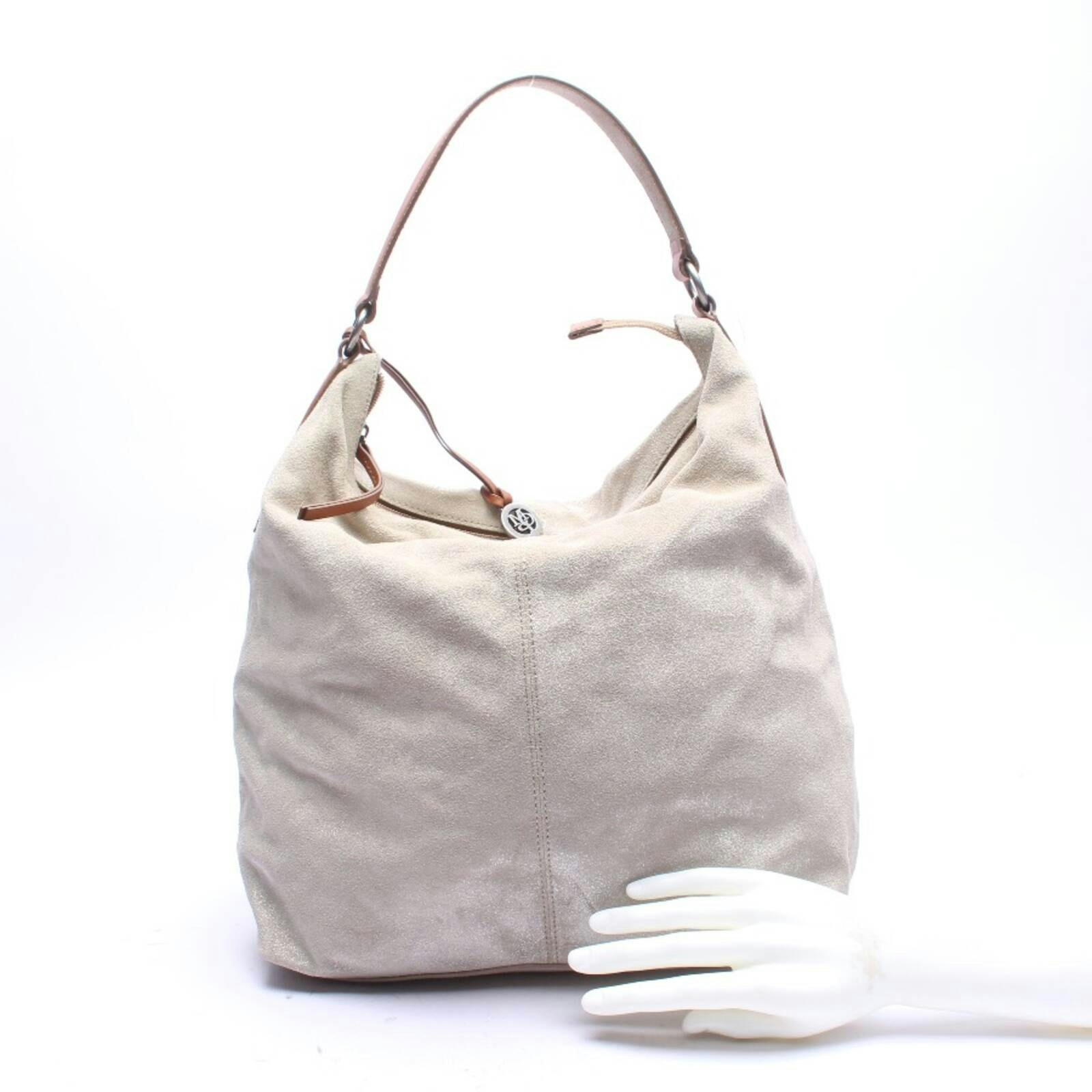 Bild 2 von Schultertasche Beige in Farbe Weiß | Vite EnVogue