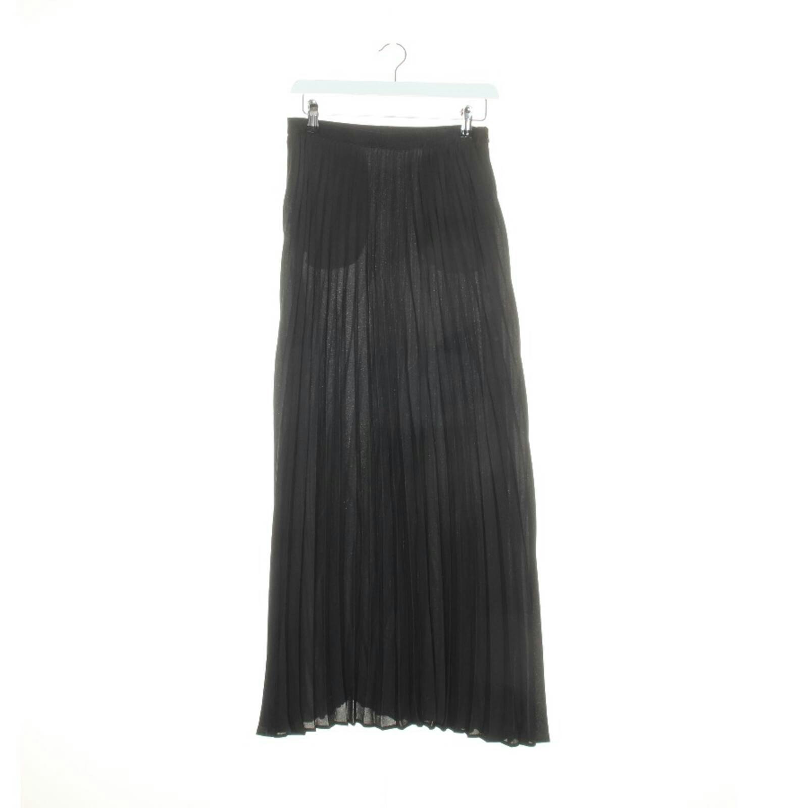 Image 1 of Skirt 34 Black in color Black | Vite EnVogue