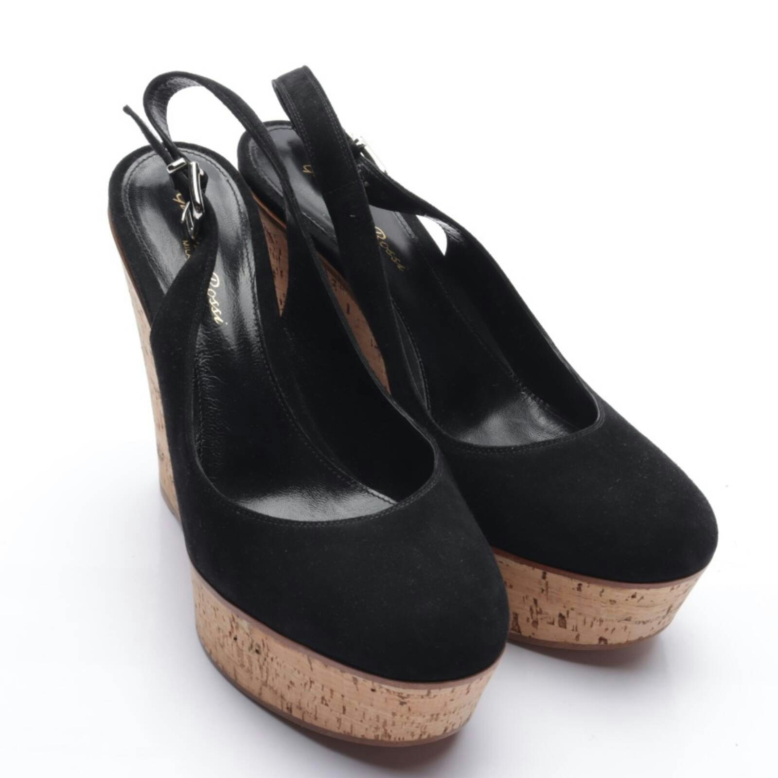 Image 1 of Wedges EUR 39.5 Black in color Black | Vite EnVogue