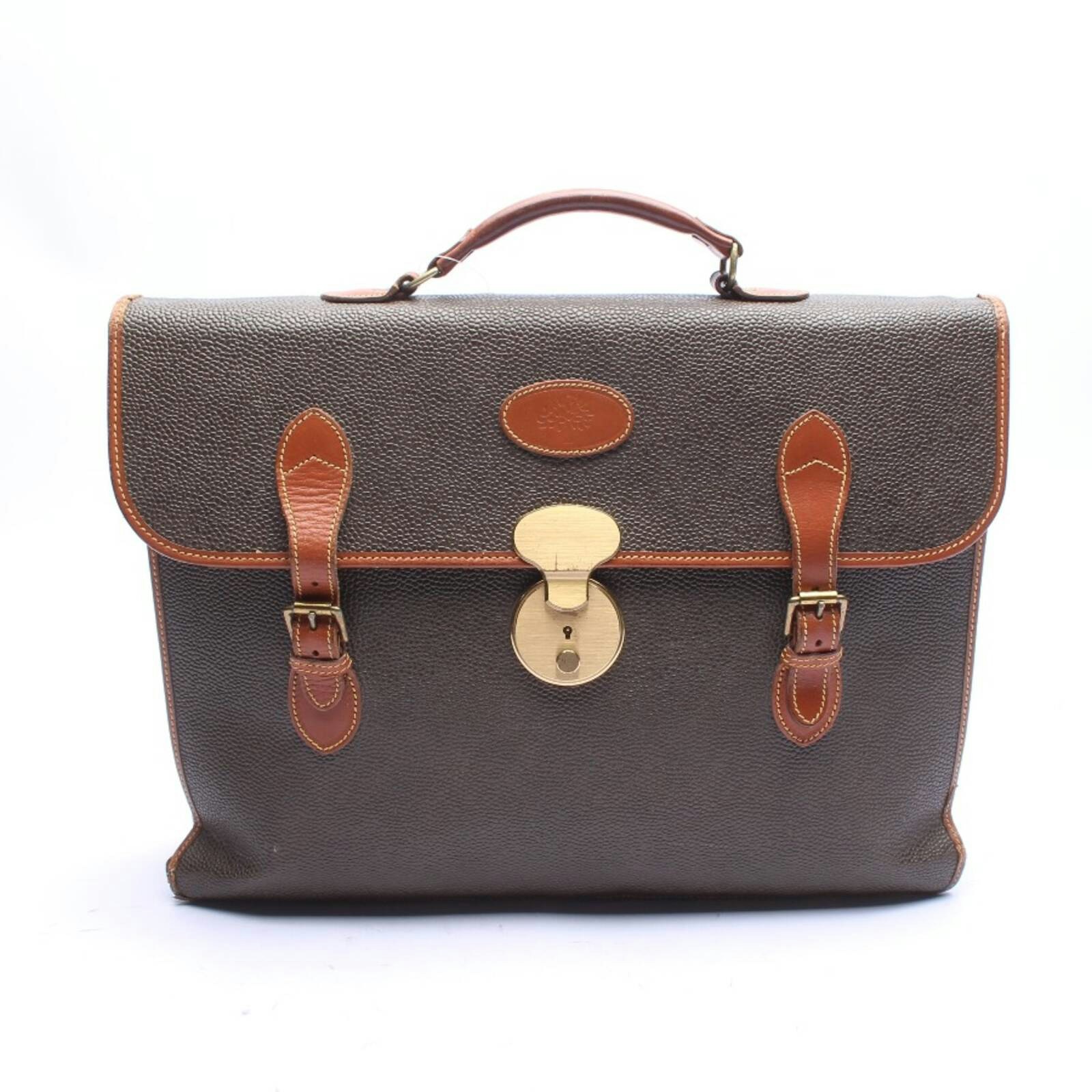 Image 1 of Briefcase Brown in color Brown | Vite EnVogue