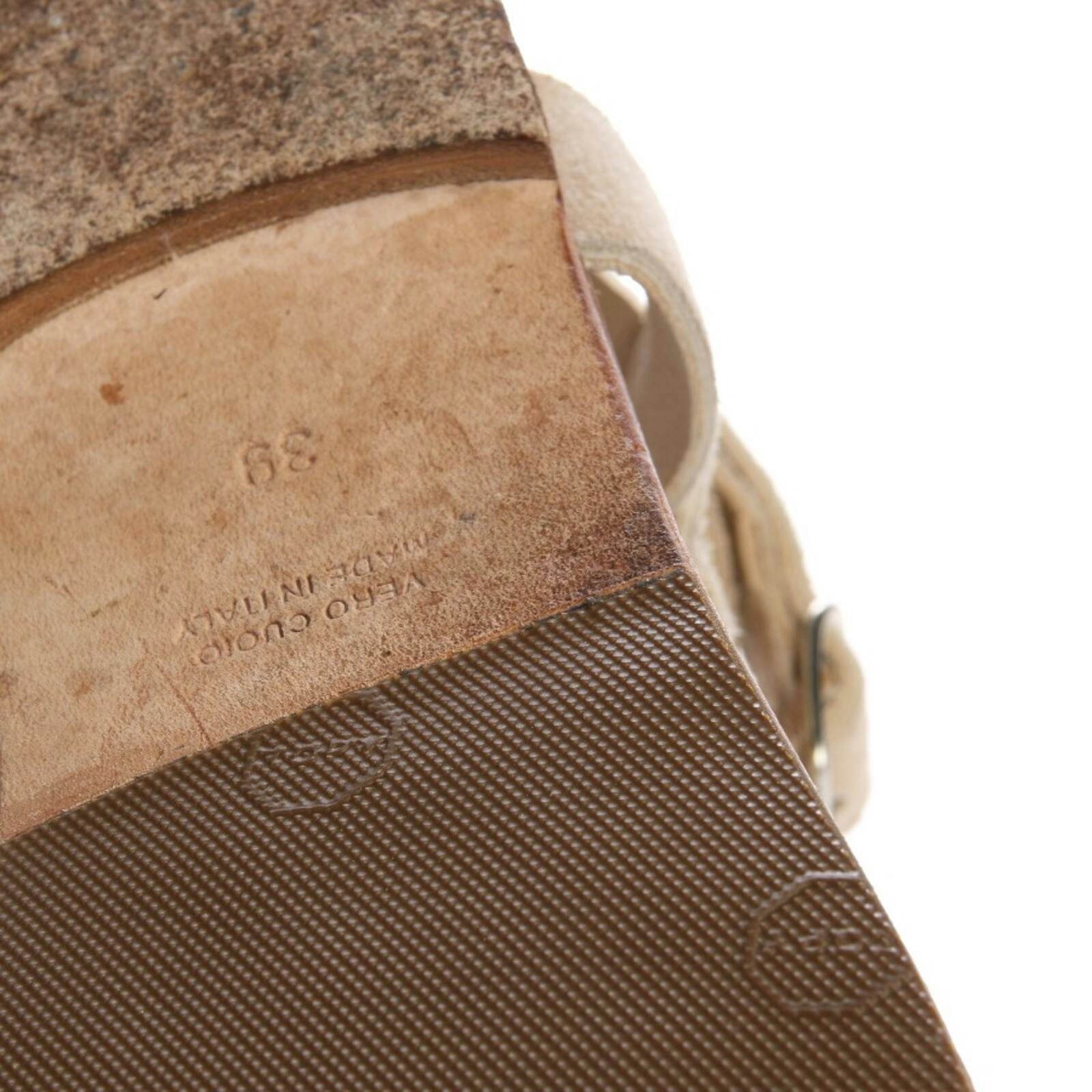 Image 4 of Sandals EUR 39 Light Brown in color Brown | Vite EnVogue