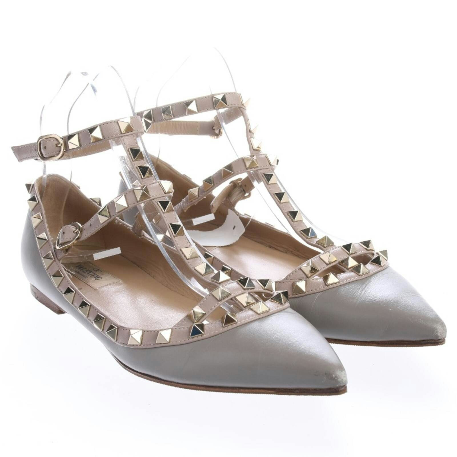 Image 1 of Rockstud Flats EUR38 Camel in color Brown | Vite EnVogue