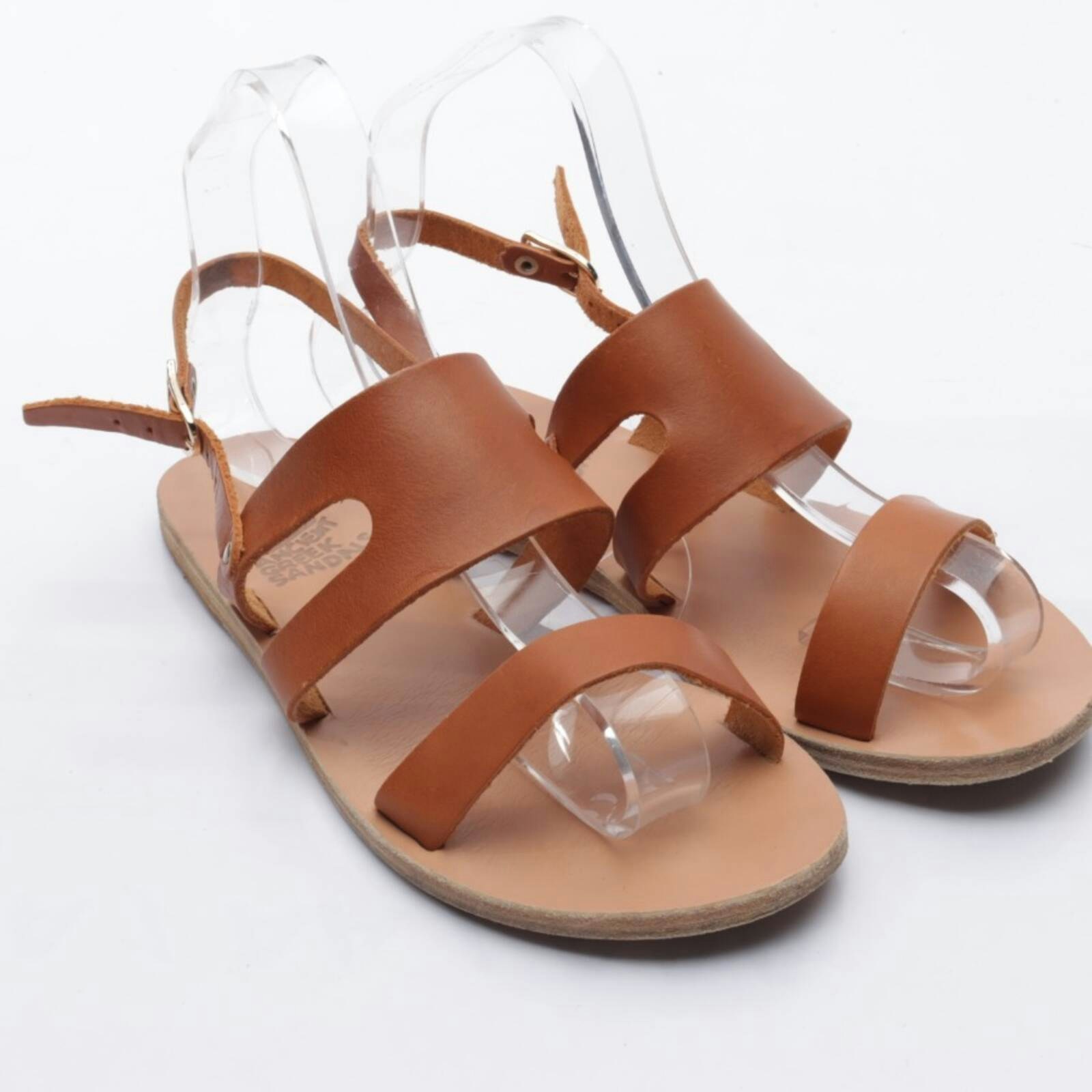 Image 1 of Sandals EUR 37 Brown in color Brown | Vite EnVogue