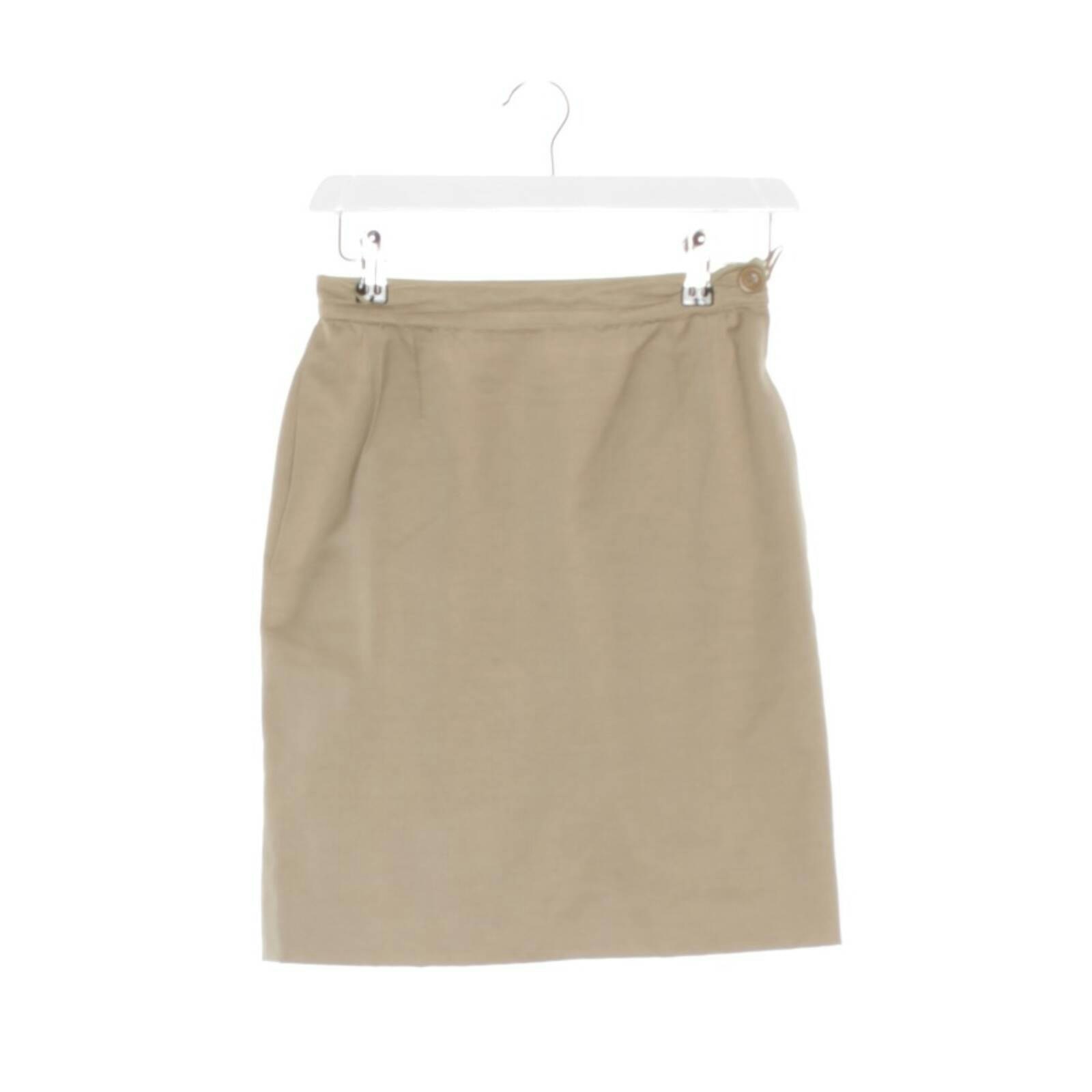 Image 1 of Skirt 38 Beige in color White | Vite EnVogue