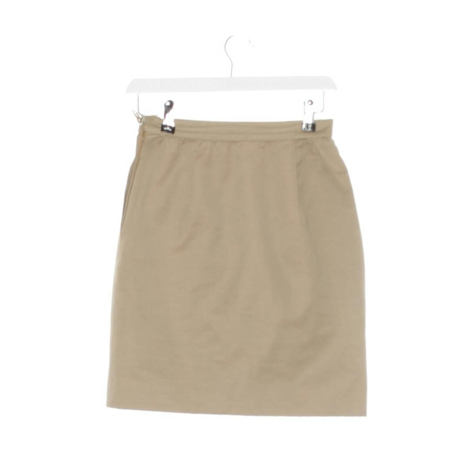 Image 2 of Skirt 38 Beige in color White | Vite EnVogue