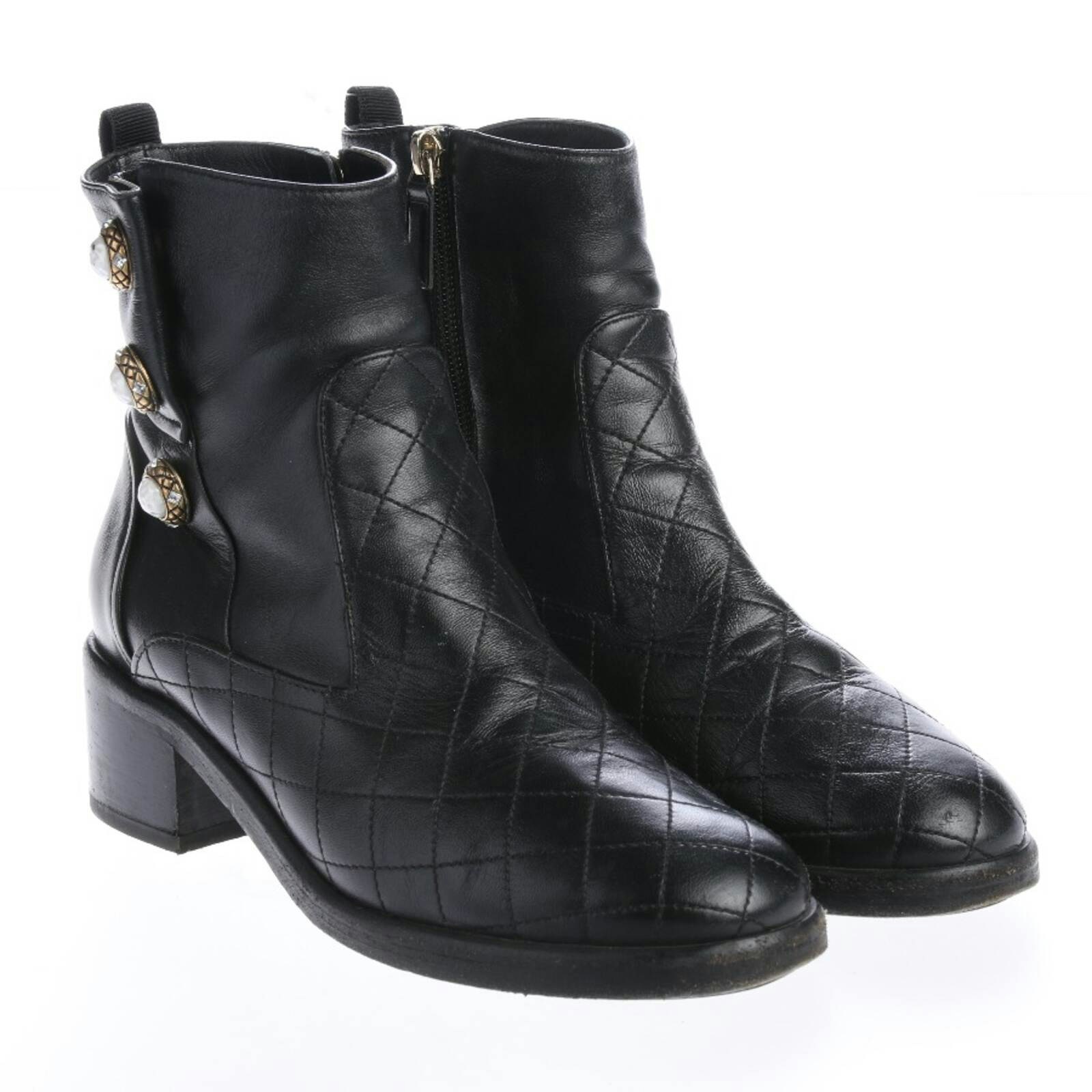 Image 1 of Ankle Boots EUR38 Black in color Black | Vite EnVogue