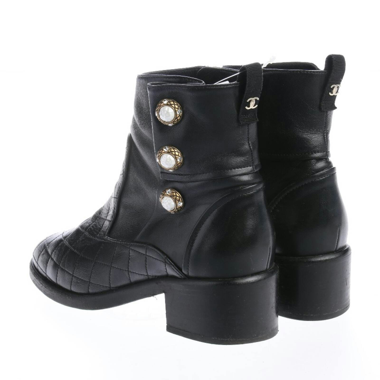 Image 2 of Ankle Boots EUR38 Black in color Black | Vite EnVogue