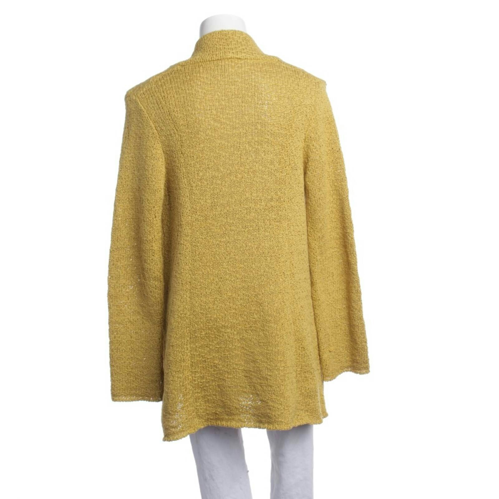 Image 2 of Cardigan 36 Mustard Yellow in color Yellow | Vite EnVogue