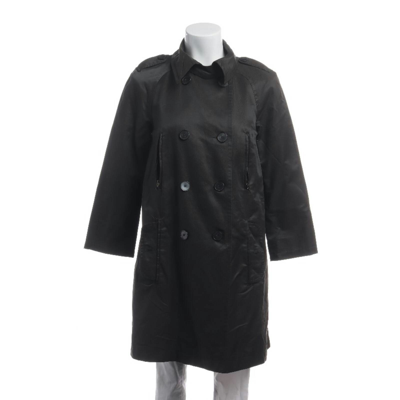 Image 1 of Mid-Season Coat 40 Black in color Black | Vite EnVogue