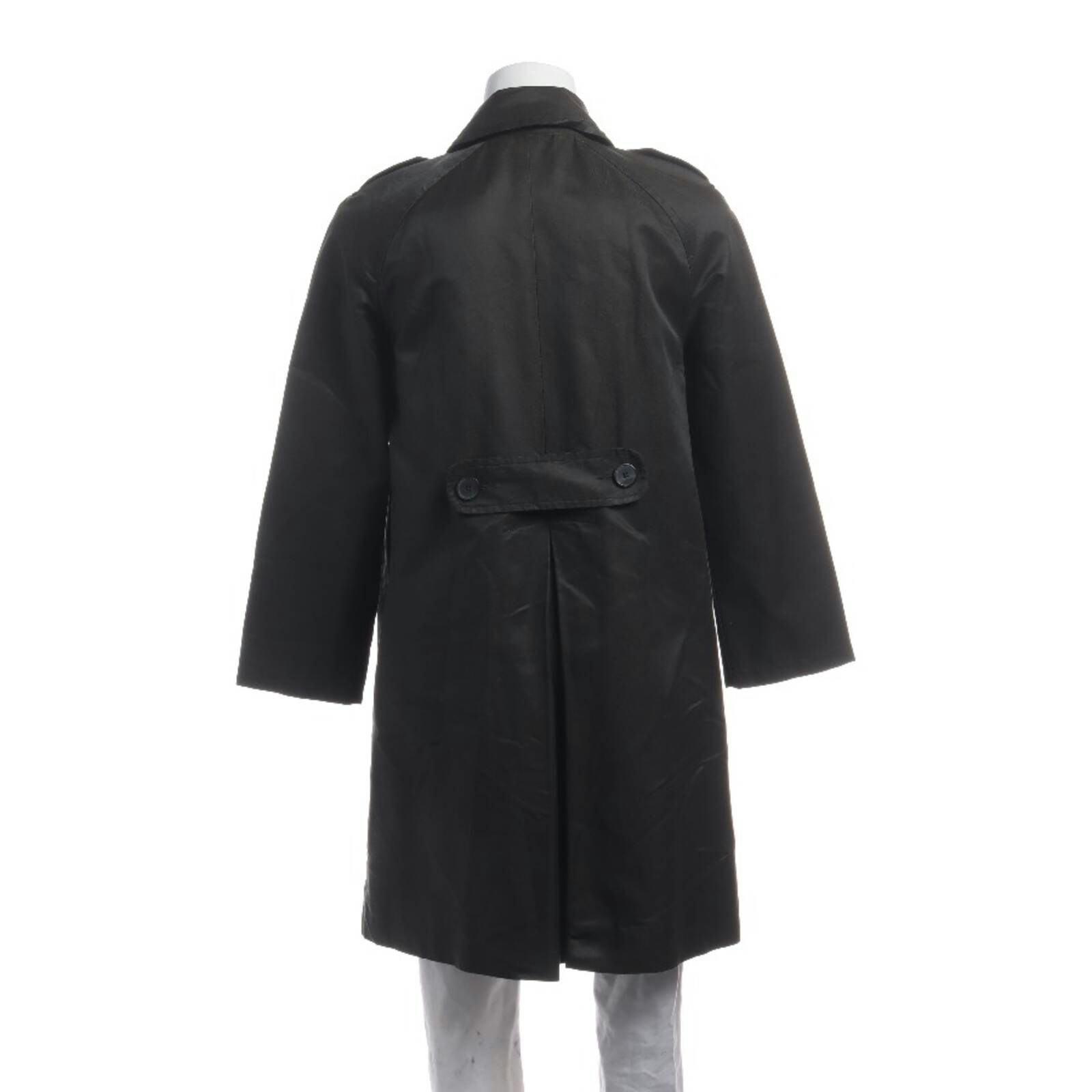 Image 2 of Mid-Season Coat 40 Black in color Black | Vite EnVogue