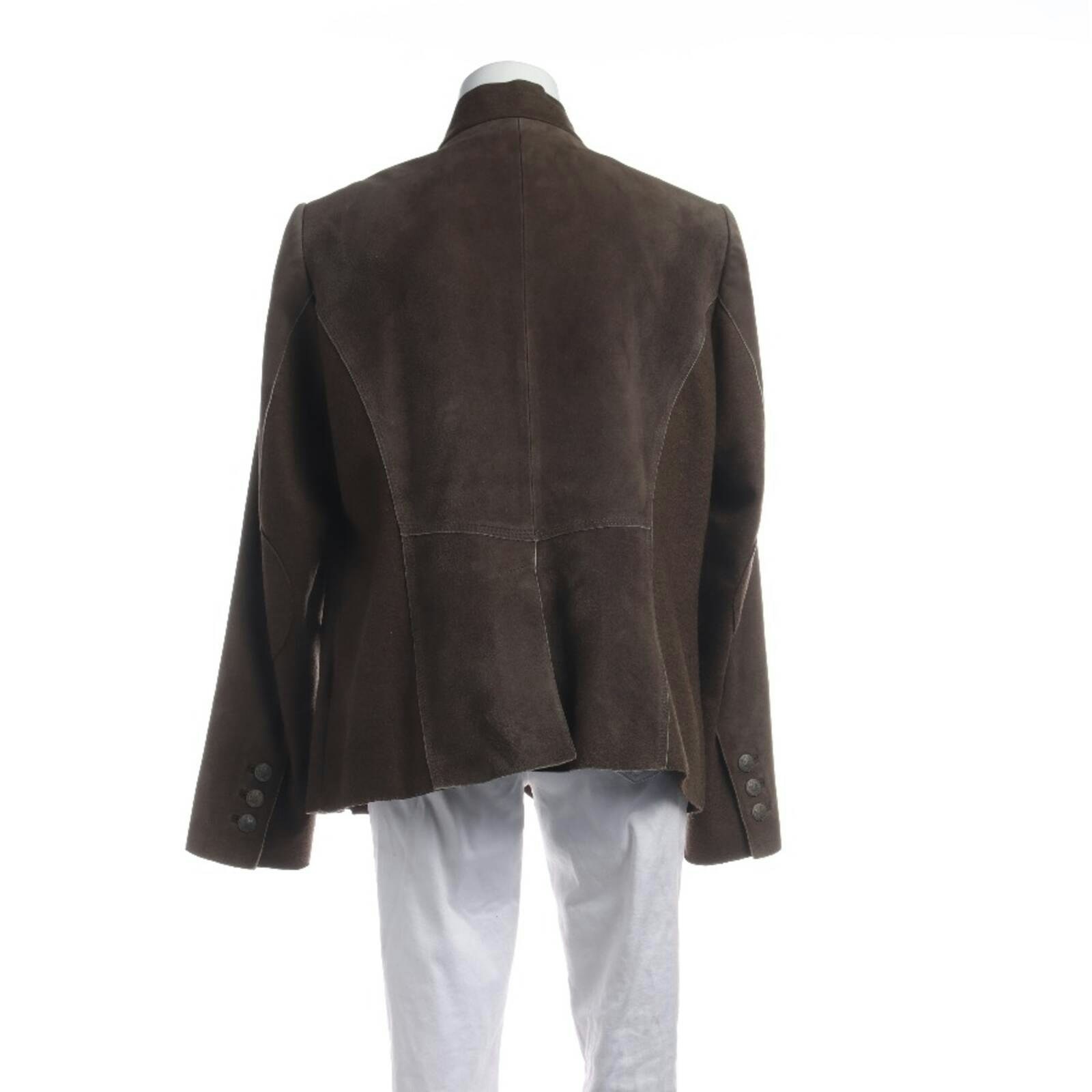 Image 2 of LeatherJacket 44 Brown in color Brown | Vite EnVogue