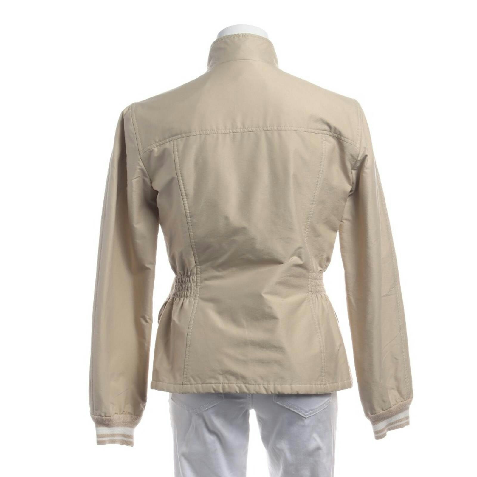 Image 2 of Mid-Season Jacket M Beige in color White | Vite EnVogue