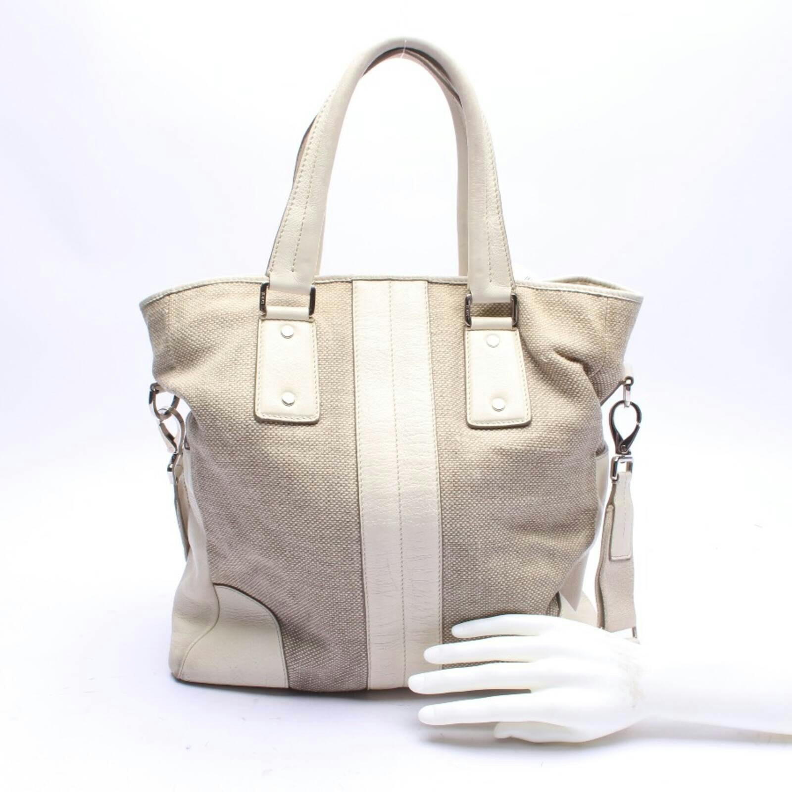 Image 2 of Shoulder Bag Beige in color White | Vite EnVogue