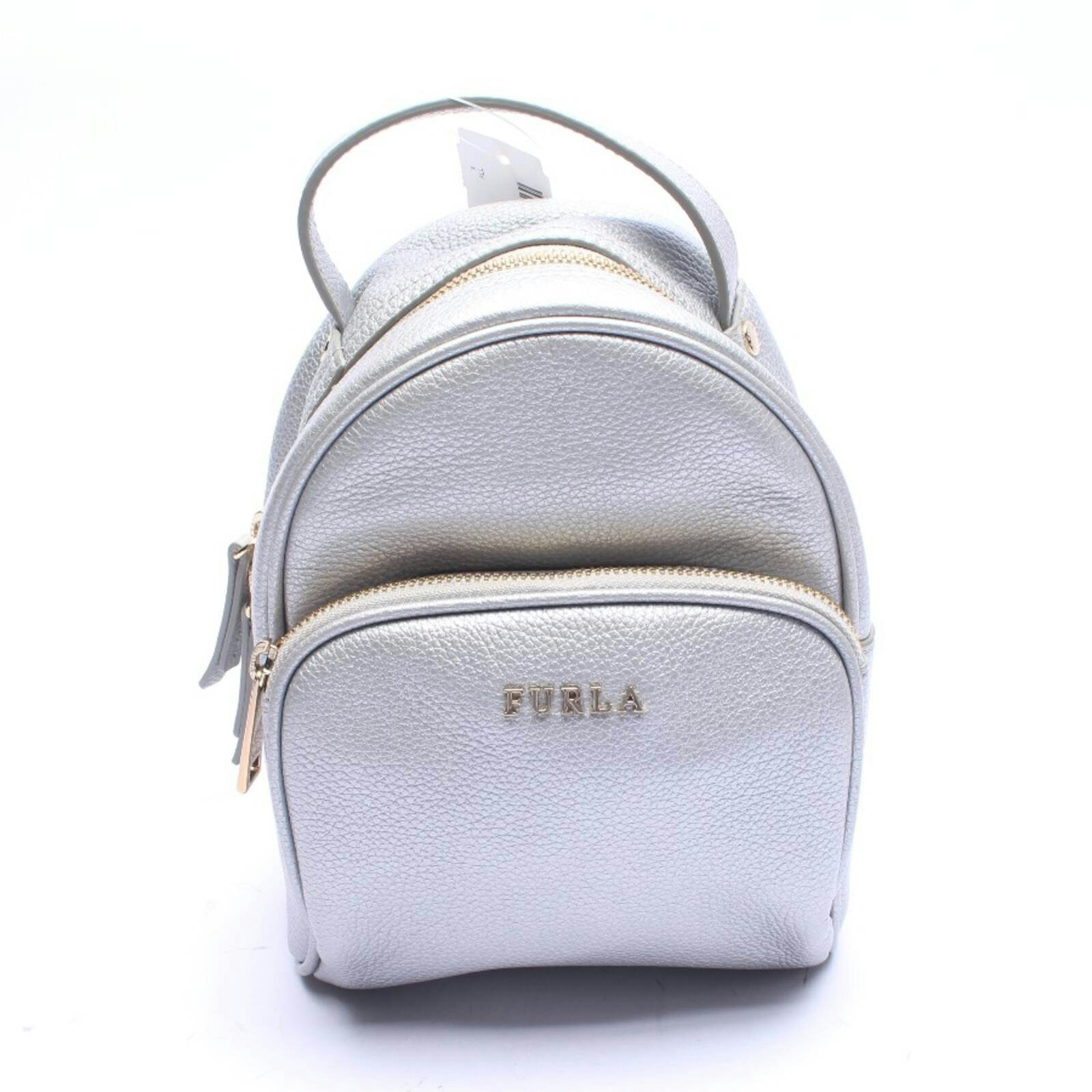 Image 1 of Backpack Silver in color Metallic | Vite EnVogue