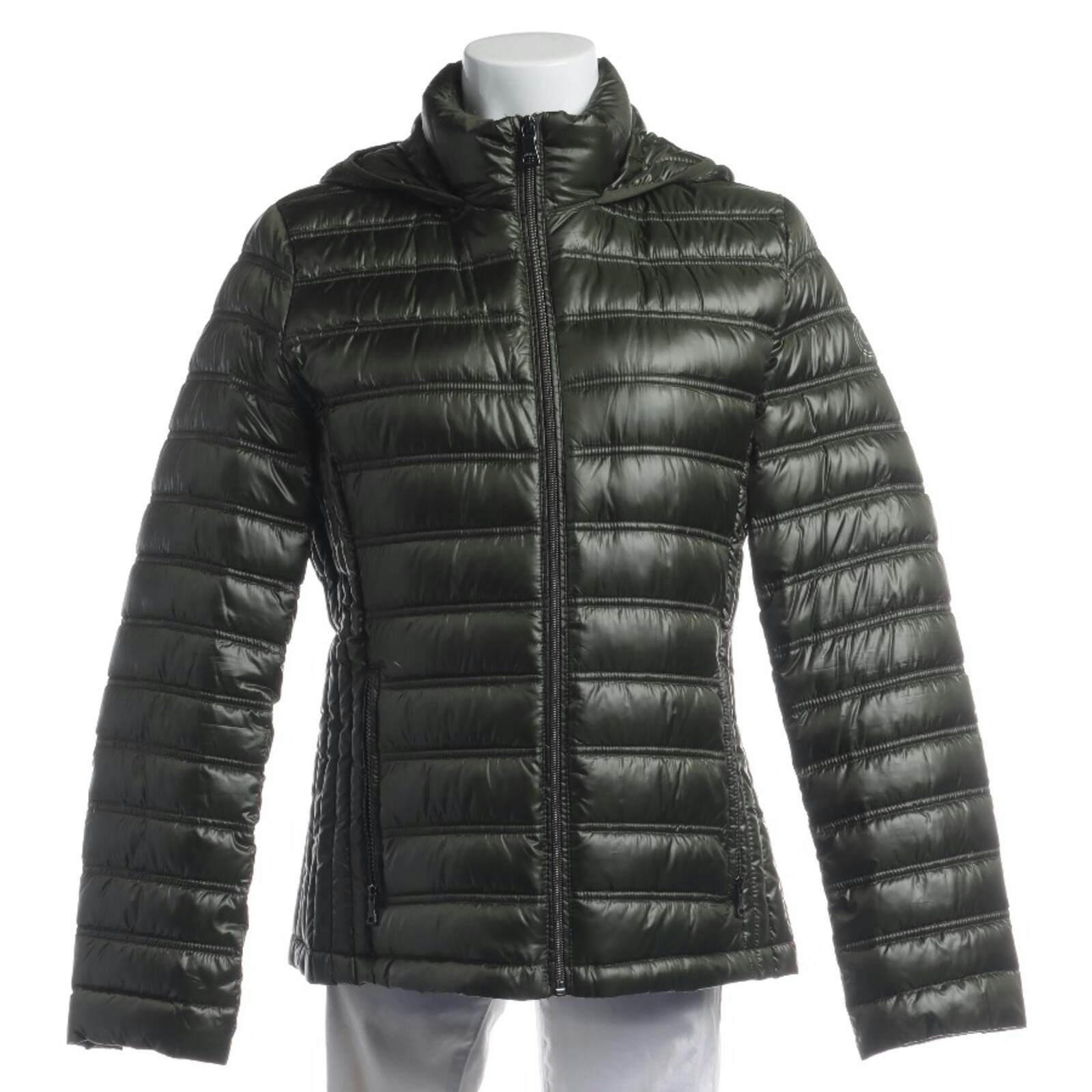 Image 1 of Mid-Season Jacket L Green in color Green | Vite EnVogue