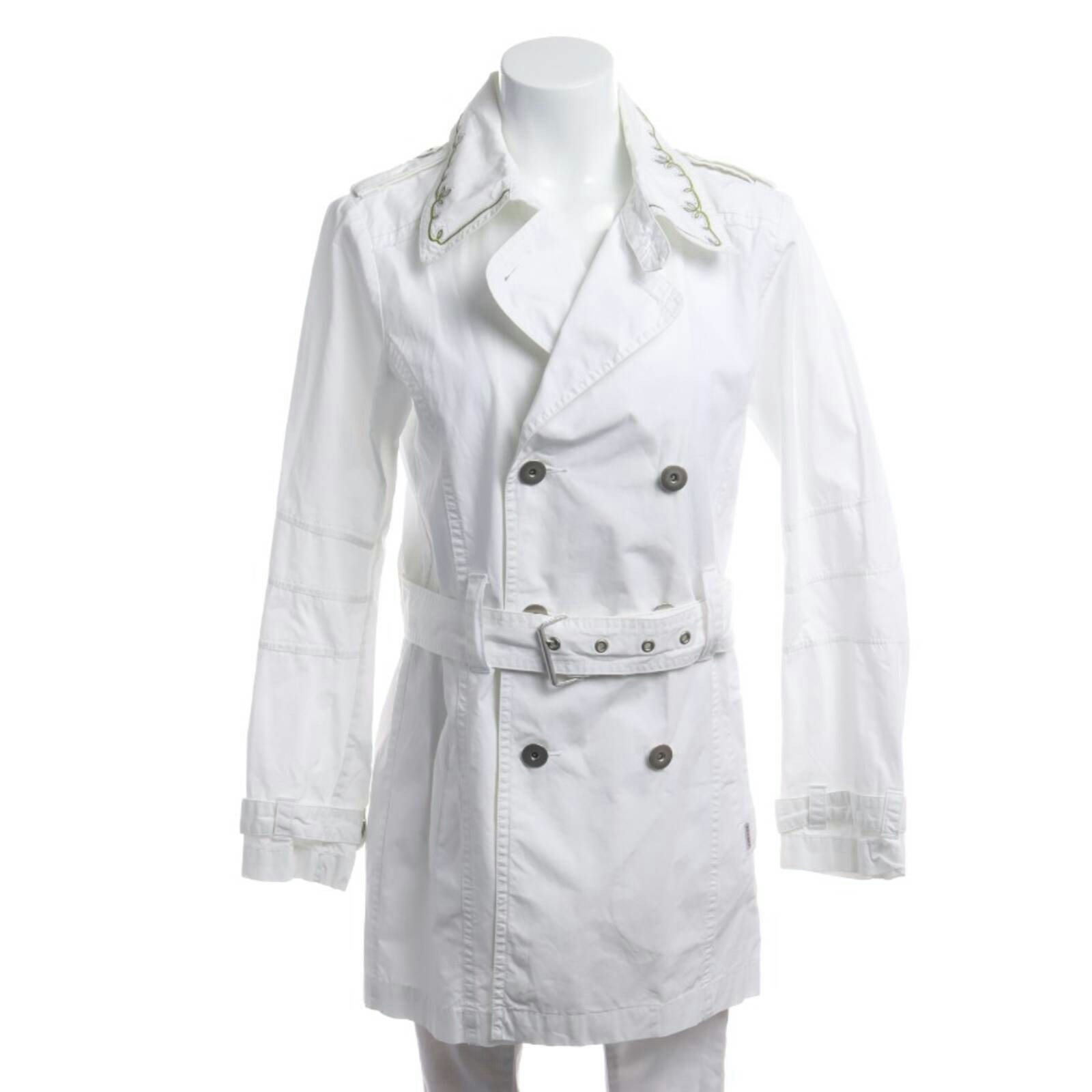 Image 1 of Mid-Season Coat 38 White in color White | Vite EnVogue