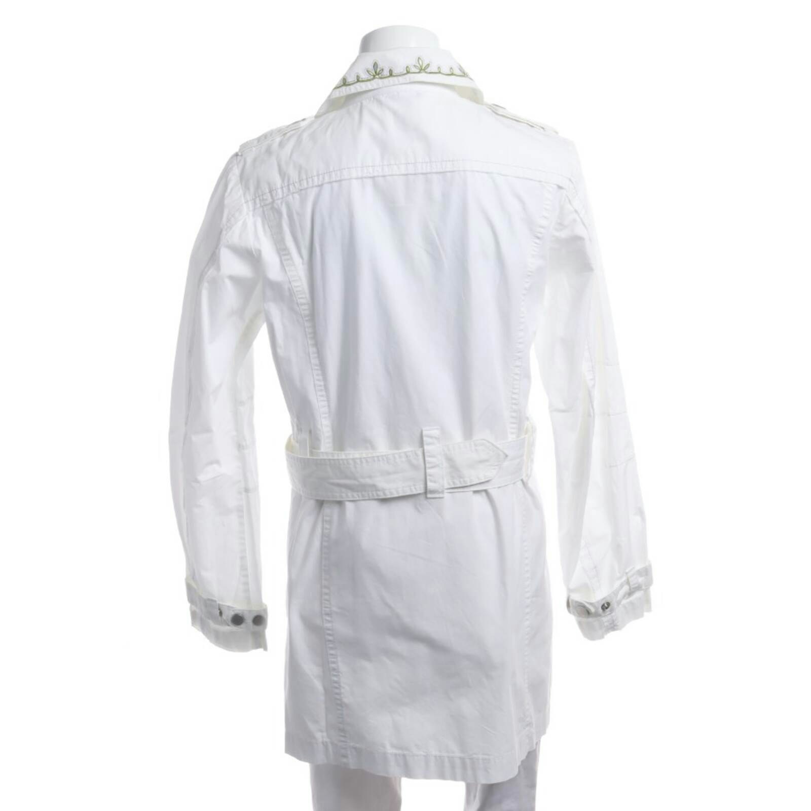 Image 2 of Mid-Season Coat 38 White in color White | Vite EnVogue