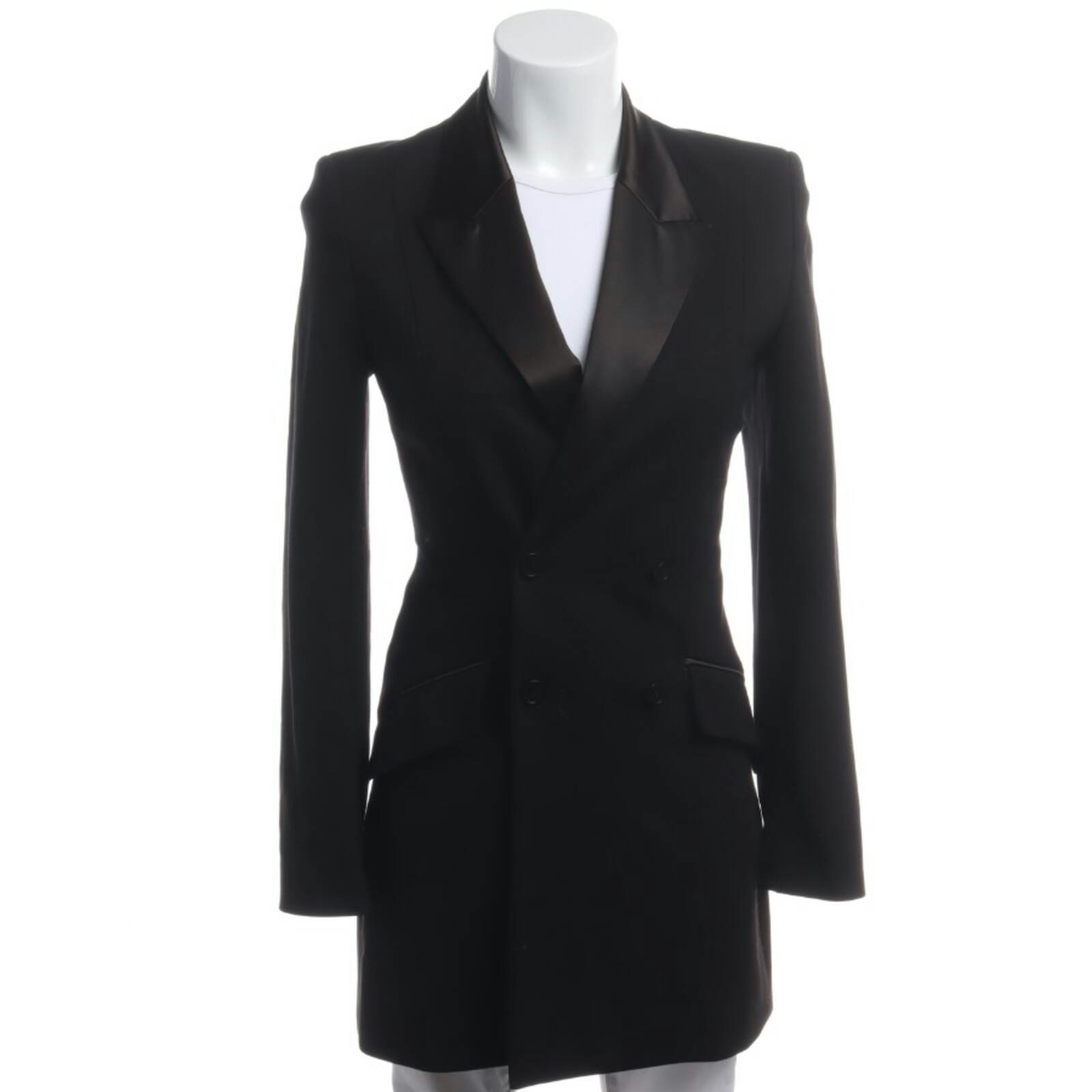 Image 1 of Mid-Season Coat 32 Black in color Black | Vite EnVogue