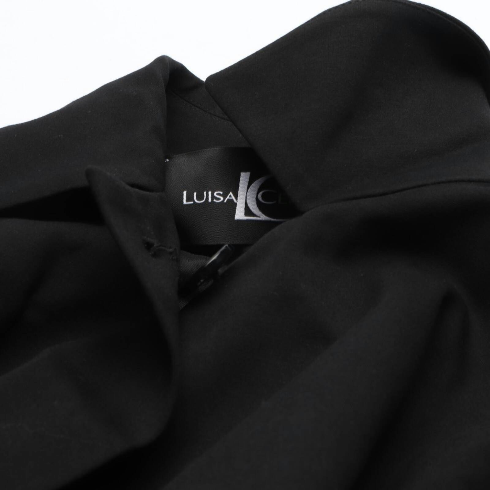 Image 3 of Mid-Season Coat 38 Black in color Black | Vite EnVogue