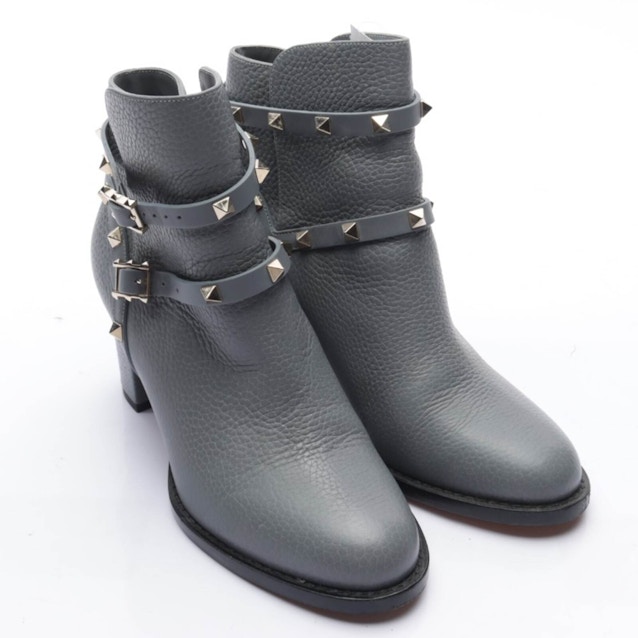 Image 1 of Rockstud Ankle Boots EUR 36.5 Gray | Vite EnVogue