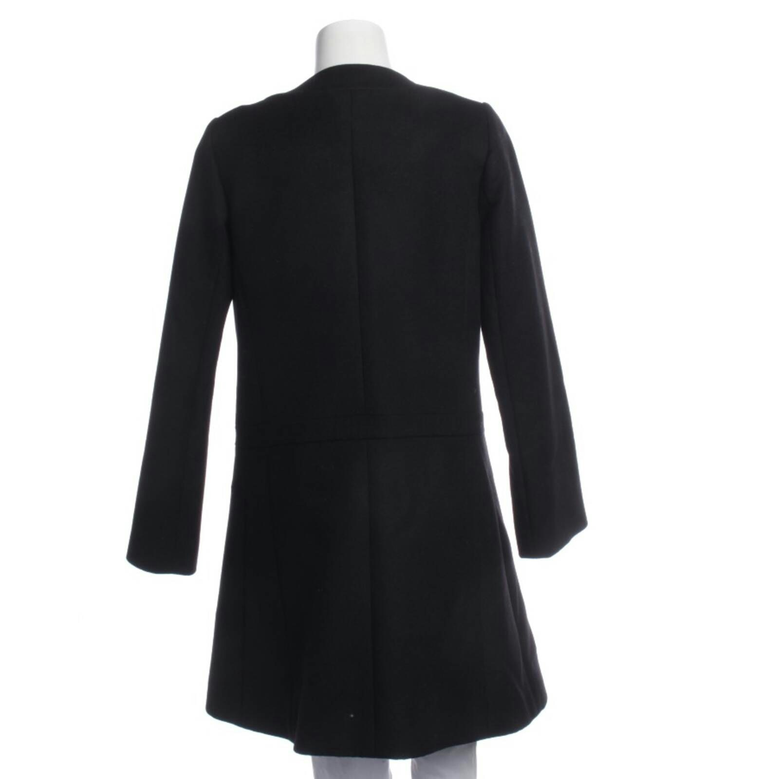 Image 2 of Mid-Season Coat 38 Black in color Black | Vite EnVogue