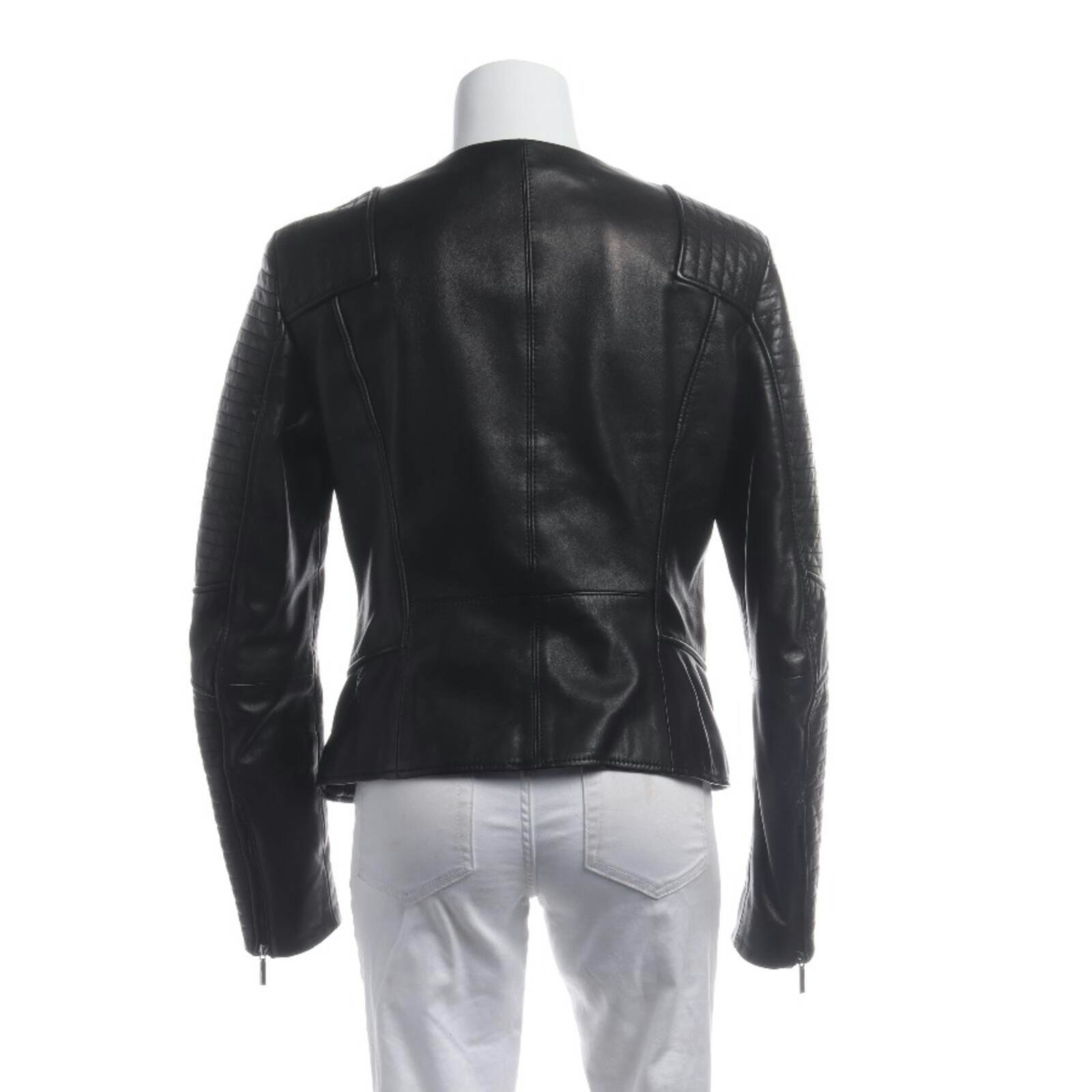 Image 2 of LeatherJacket 38 Black in color Black | Vite EnVogue