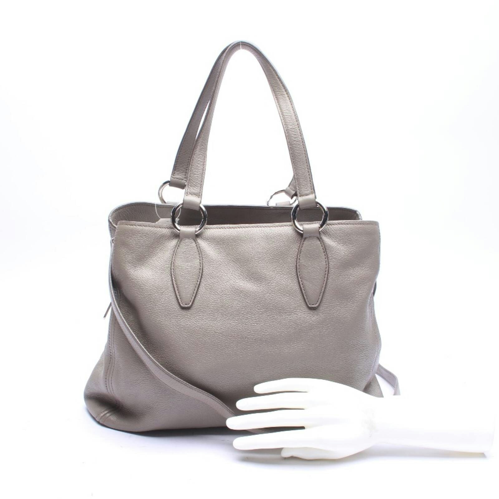 Image 2 of Handbag Gray in color Gray | Vite EnVogue