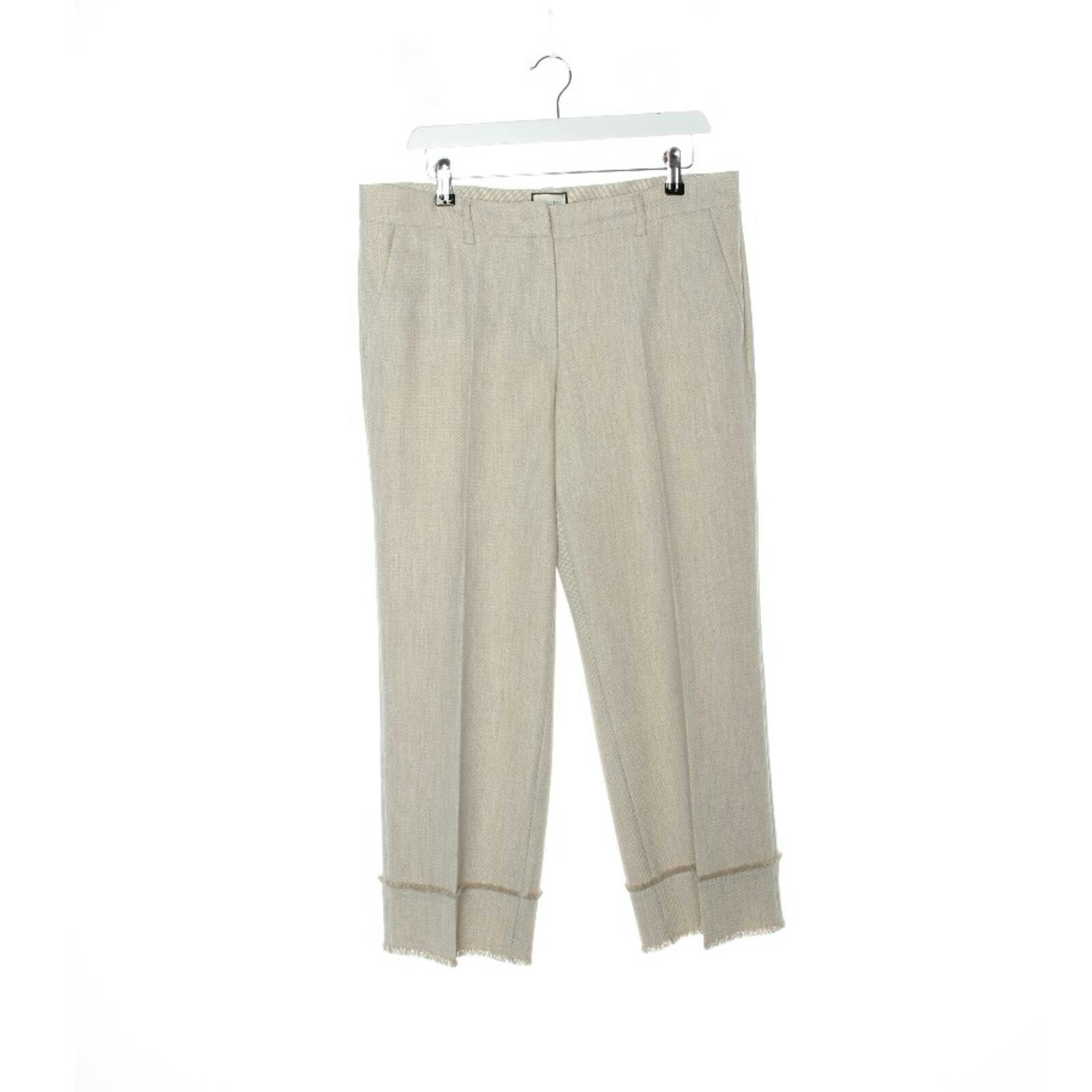 Image 1 of Pants 40 Beige in color White | Vite EnVogue