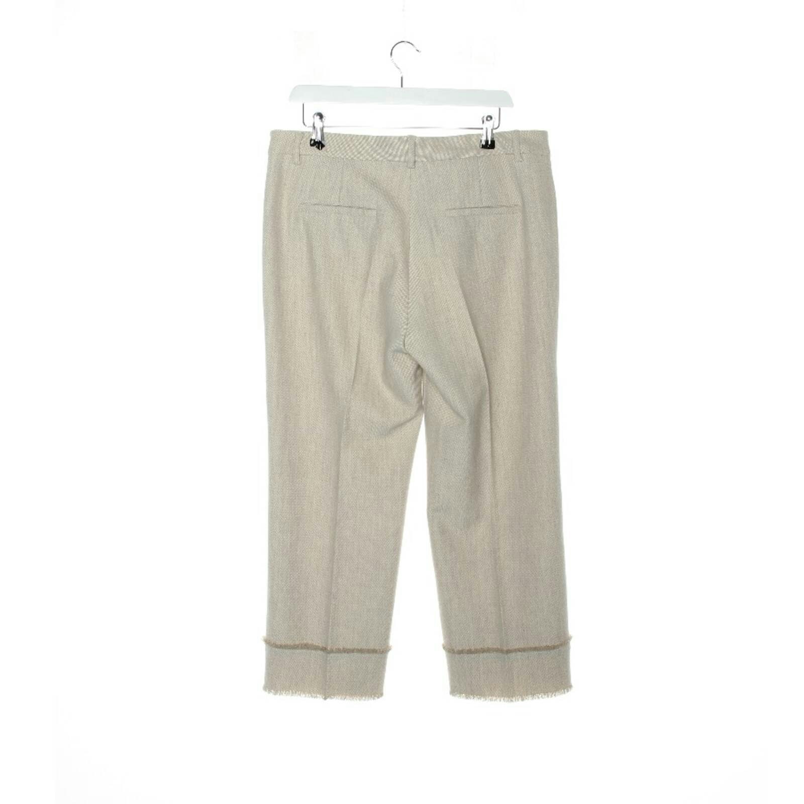 Image 2 of Pants 40 Beige in color White | Vite EnVogue