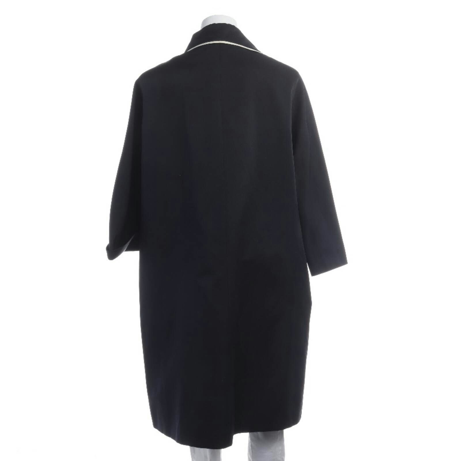 Image 2 of Mid-Season Coat 34 Navy in color Blue | Vite EnVogue