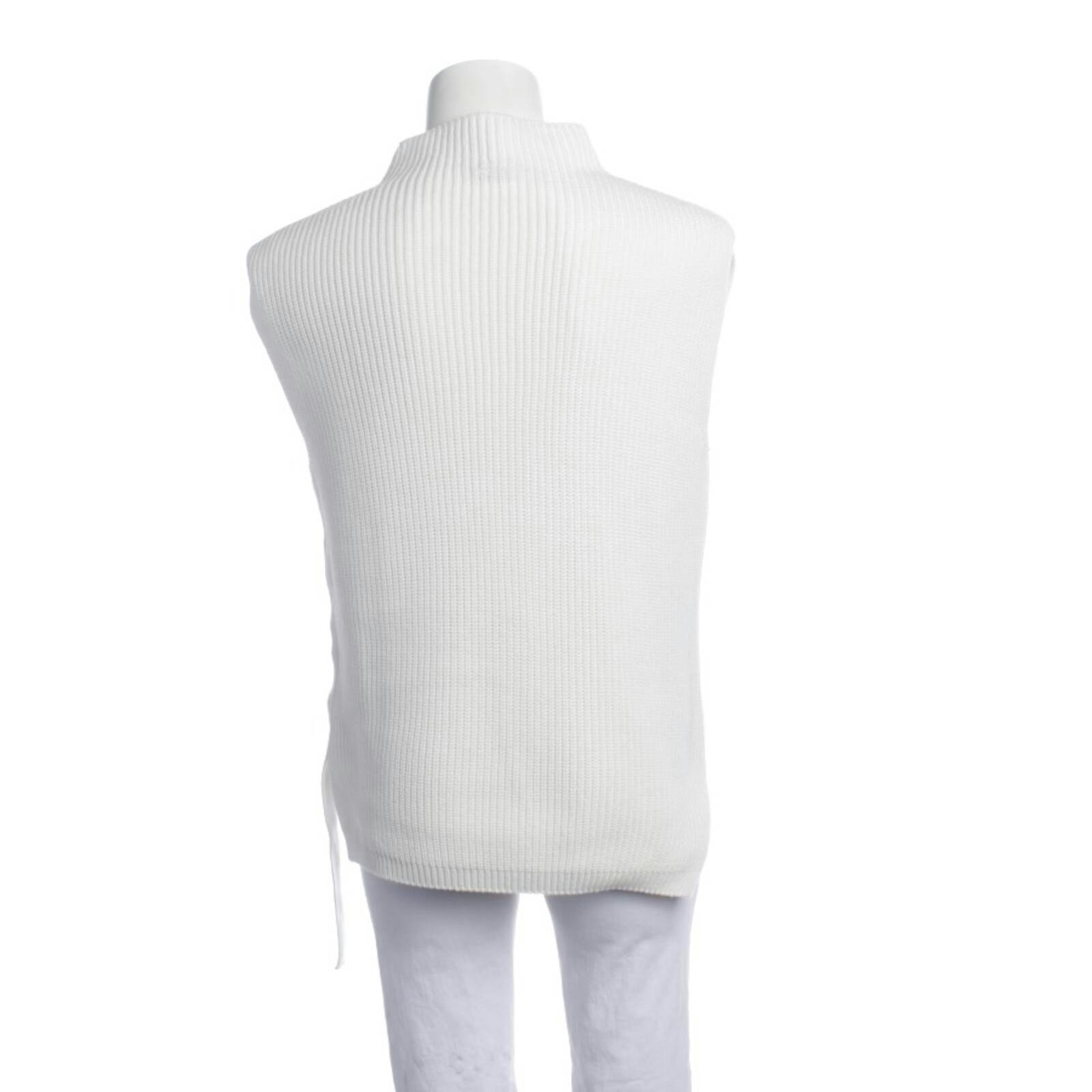 Image 2 of Sweater Vest 38 White in color White | Vite EnVogue