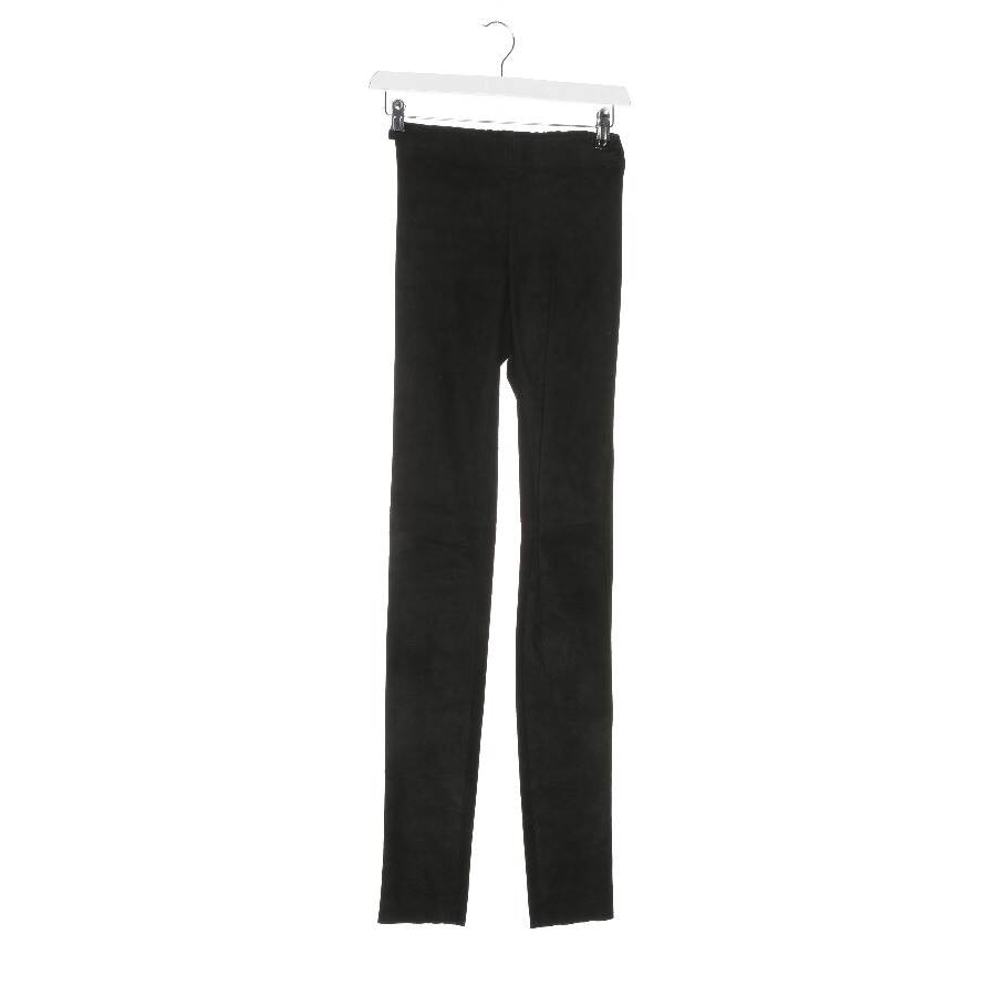 Image 1 of Leather Pants 34 Black in color Black | Vite EnVogue