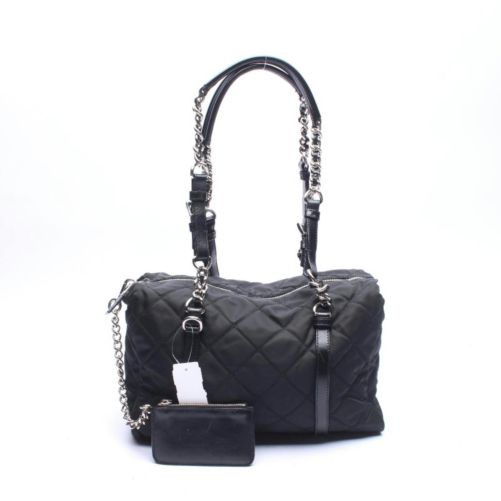 Image 1 of Nylon Shoulder Bag Black in color Black | Vite EnVogue