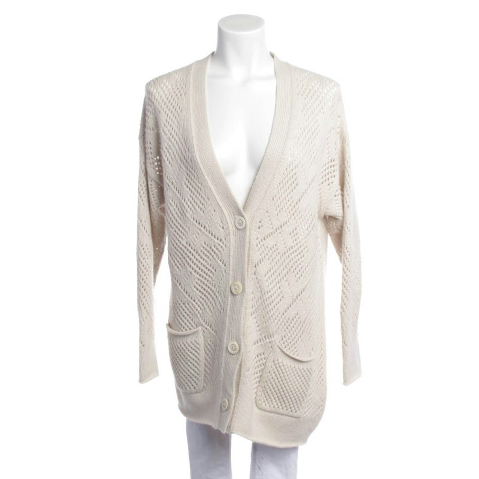 Image 1 of Cardigan L Beige in color White | Vite EnVogue