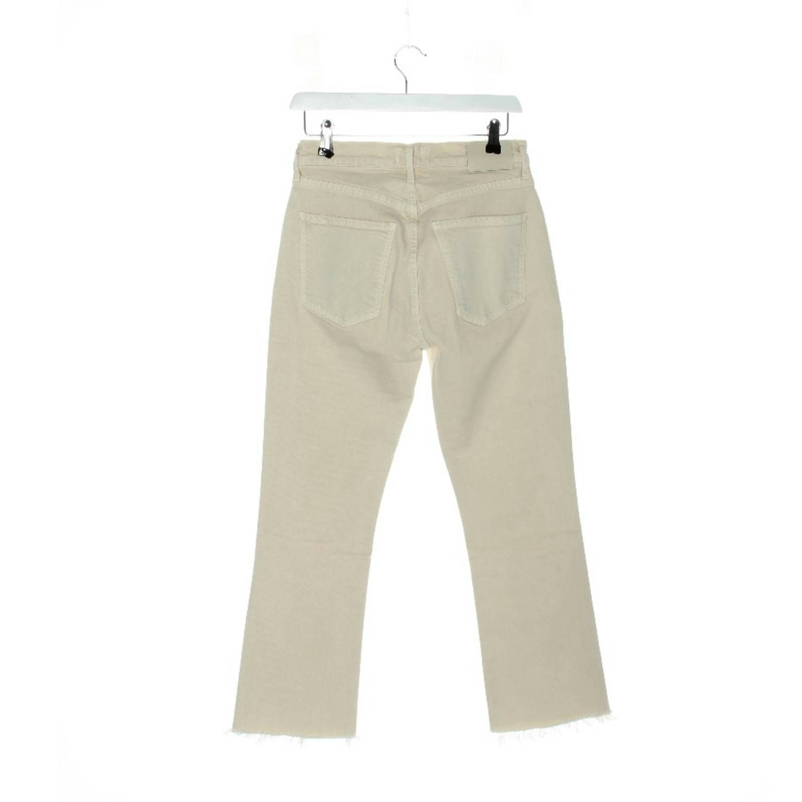 Image 2 of Bootcut Jeans W25 Beige in color White | Vite EnVogue