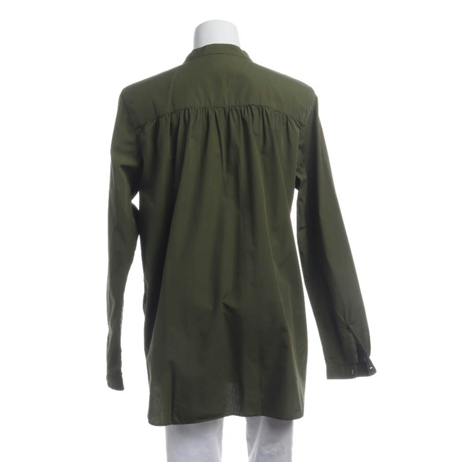 Image 2 of Blouse M Olive Green in color Green | Vite EnVogue