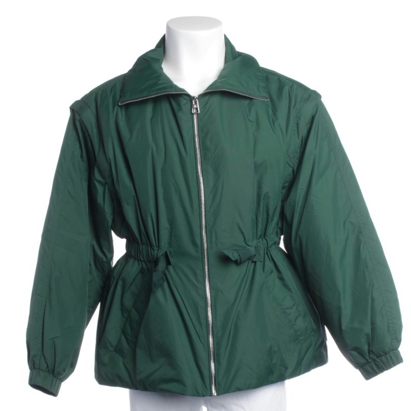 Image 1 of Mid-Season Coat 38 Green in color Green | Vite EnVogue