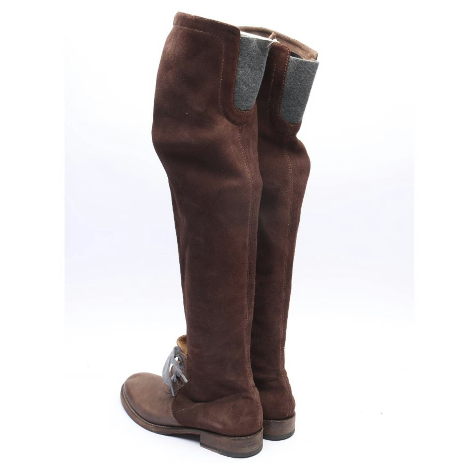 Image 2 of Over-The-Knee Boots EUR 41 Brown in color Brown | Vite EnVogue